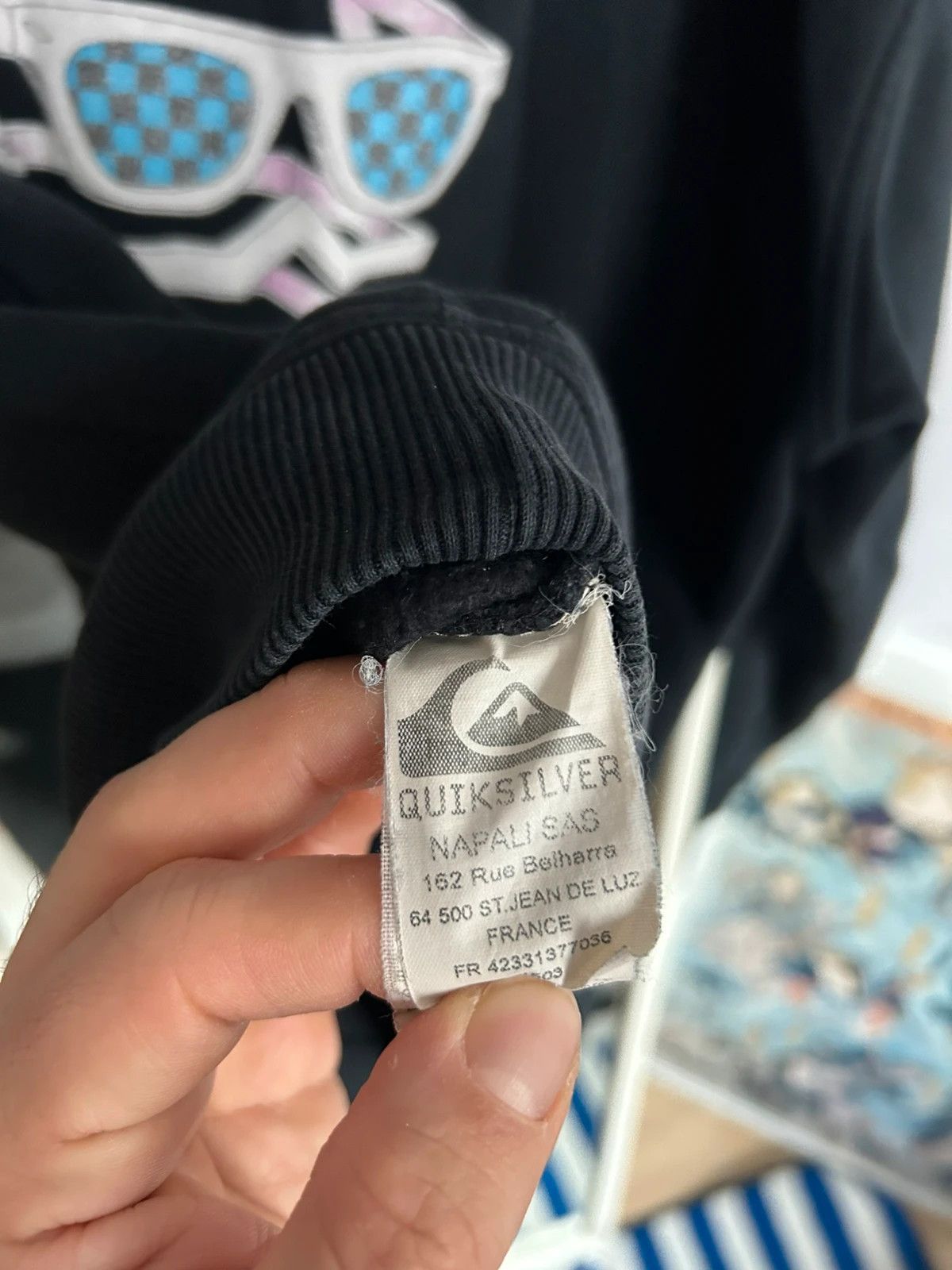 Quiksilver Vintage Quiksilver Hoodie Size US S / EU 44-46 / 1 - 7 Thumbnail