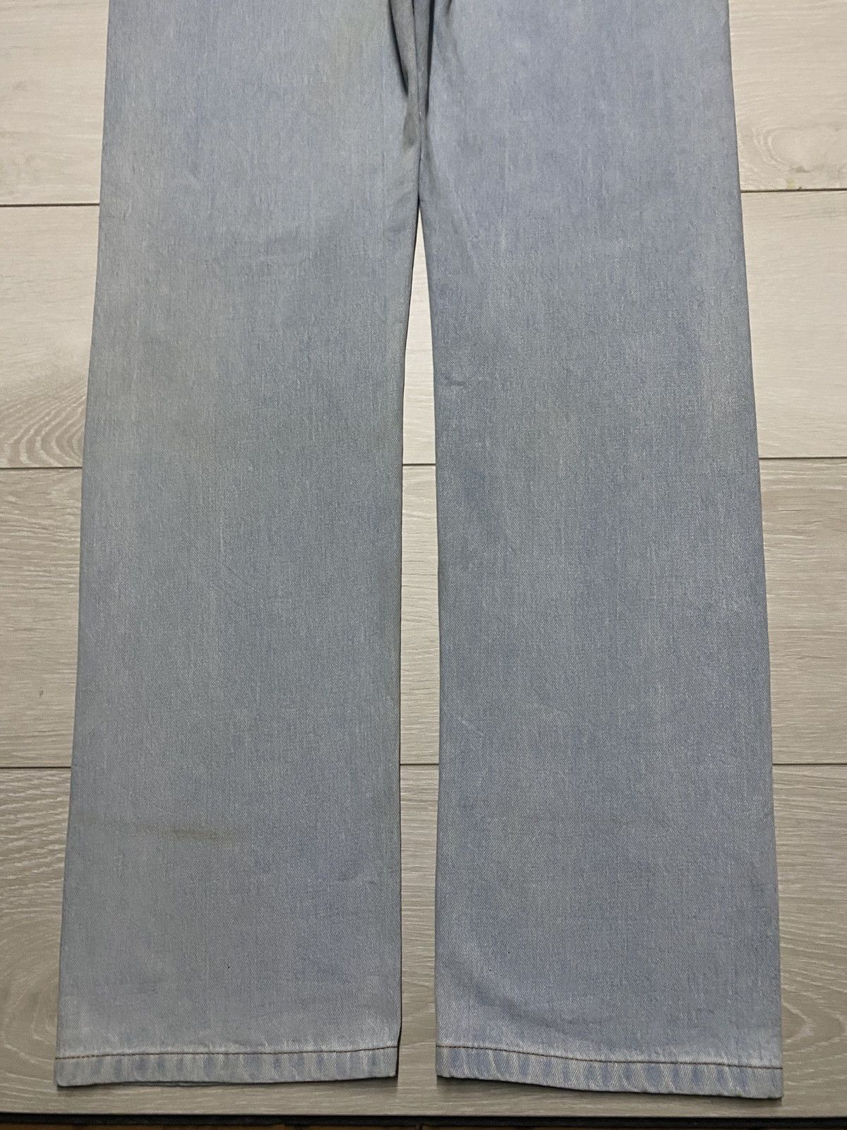 A.P.C. Vintage Apc Reu Madame Paris Light Wash Ripped Jeans Size US 32 / EU 48 - 6 Thumbnail