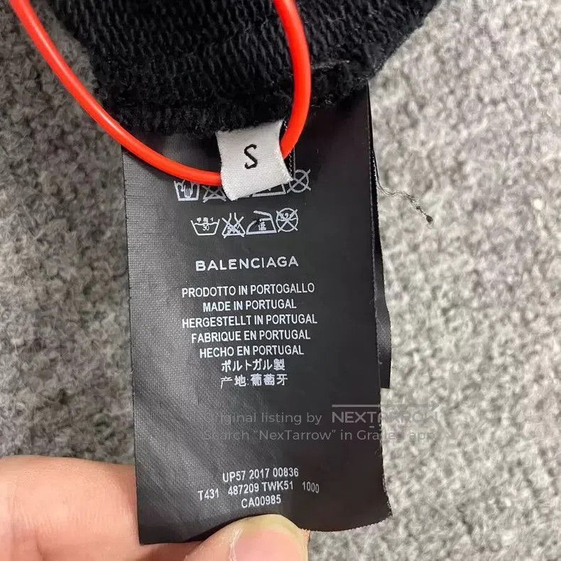 Balenciaga Balenciaga Hoodie with Sinners Embroidery. Size US S / EU 44-46 / 1 - 6 Thumbnail