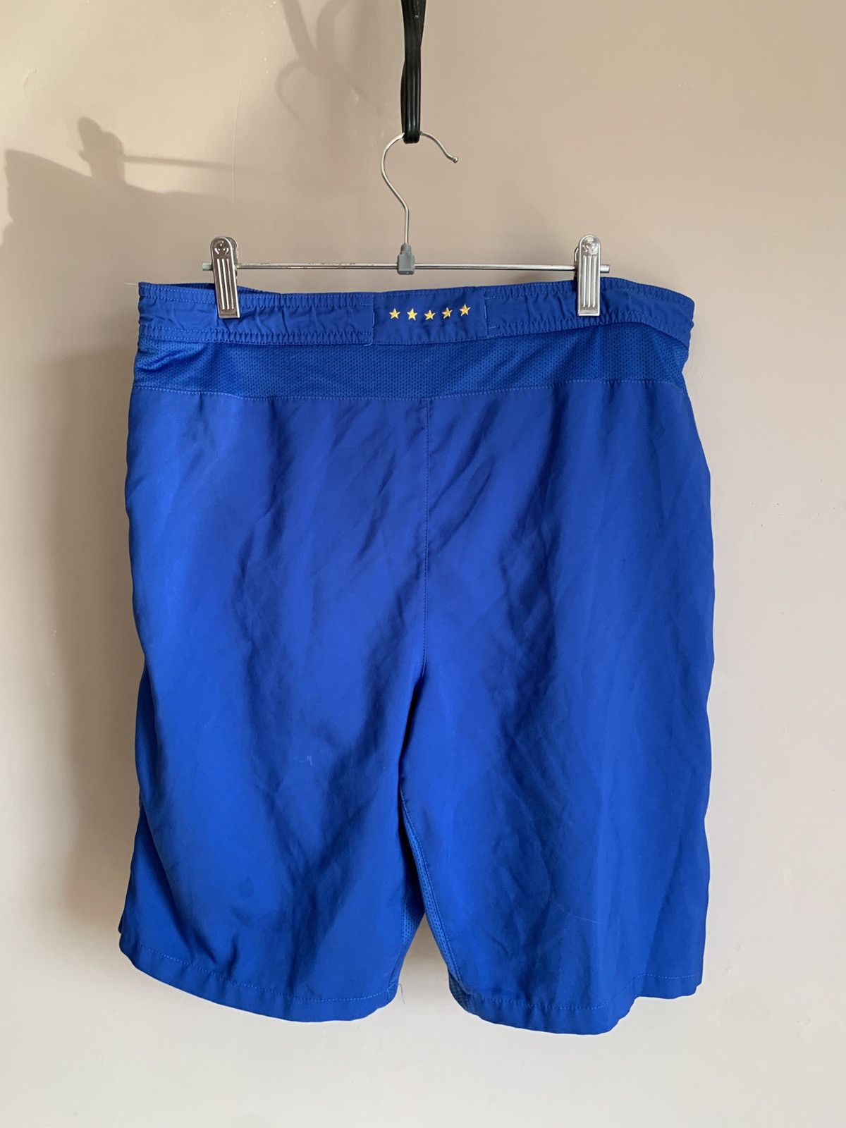 Nike Vintage Nike BRASIL 2006 2008 soccer shorts blue home Size US 28 / EU 44 - 2 Thumbnail