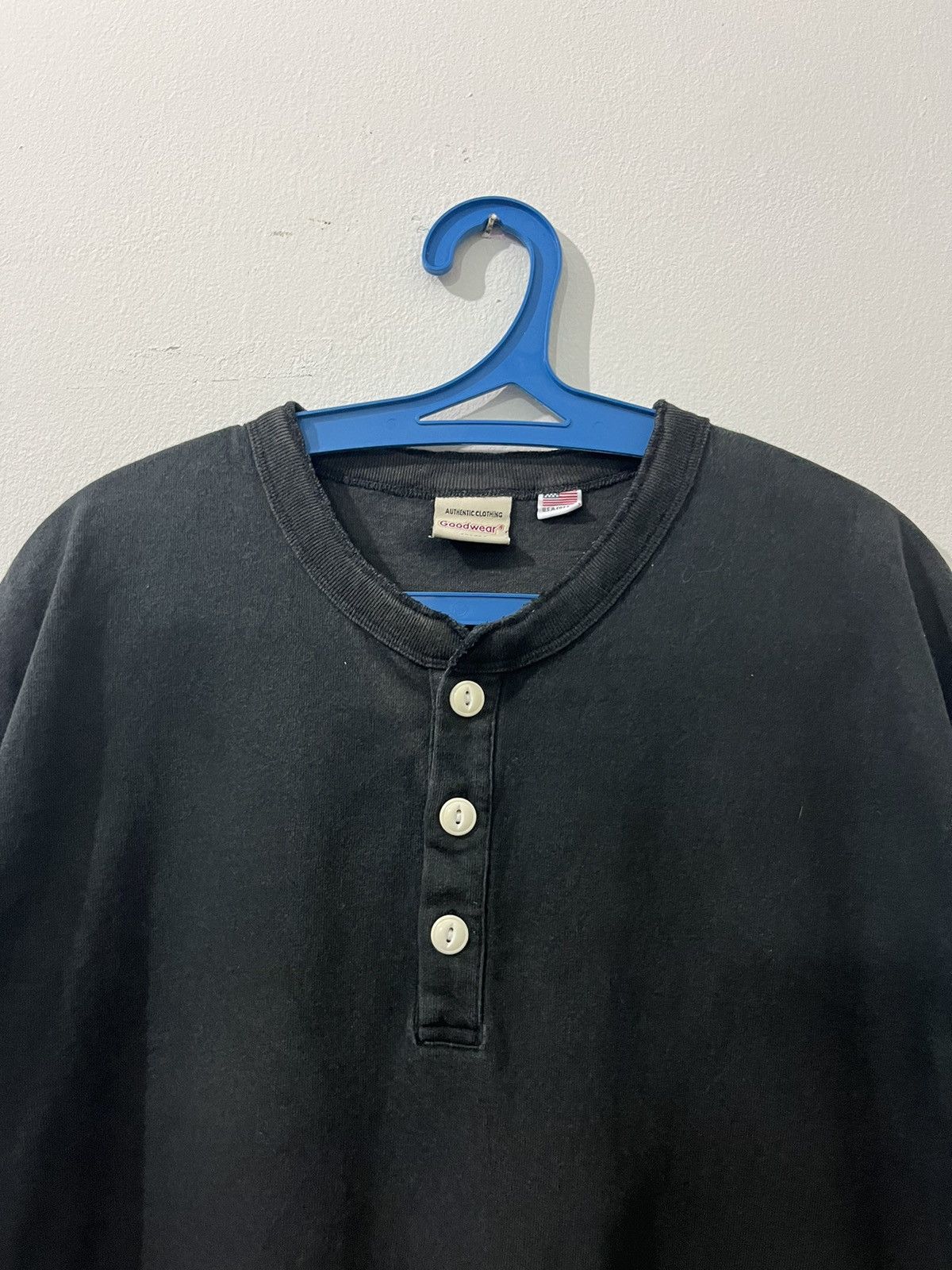 Vintage GOODWEAR USA COTTON BUTTONED SHIRTS Size US L / EU 52-54 / 3 - 2 Thumbnail