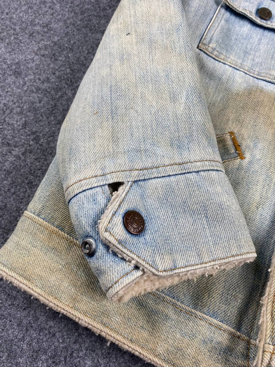 Levi's vintage levis orange tab denim jacket sherpa lining Size US S / EU 44-46 / 1 - 6 Thumbnail