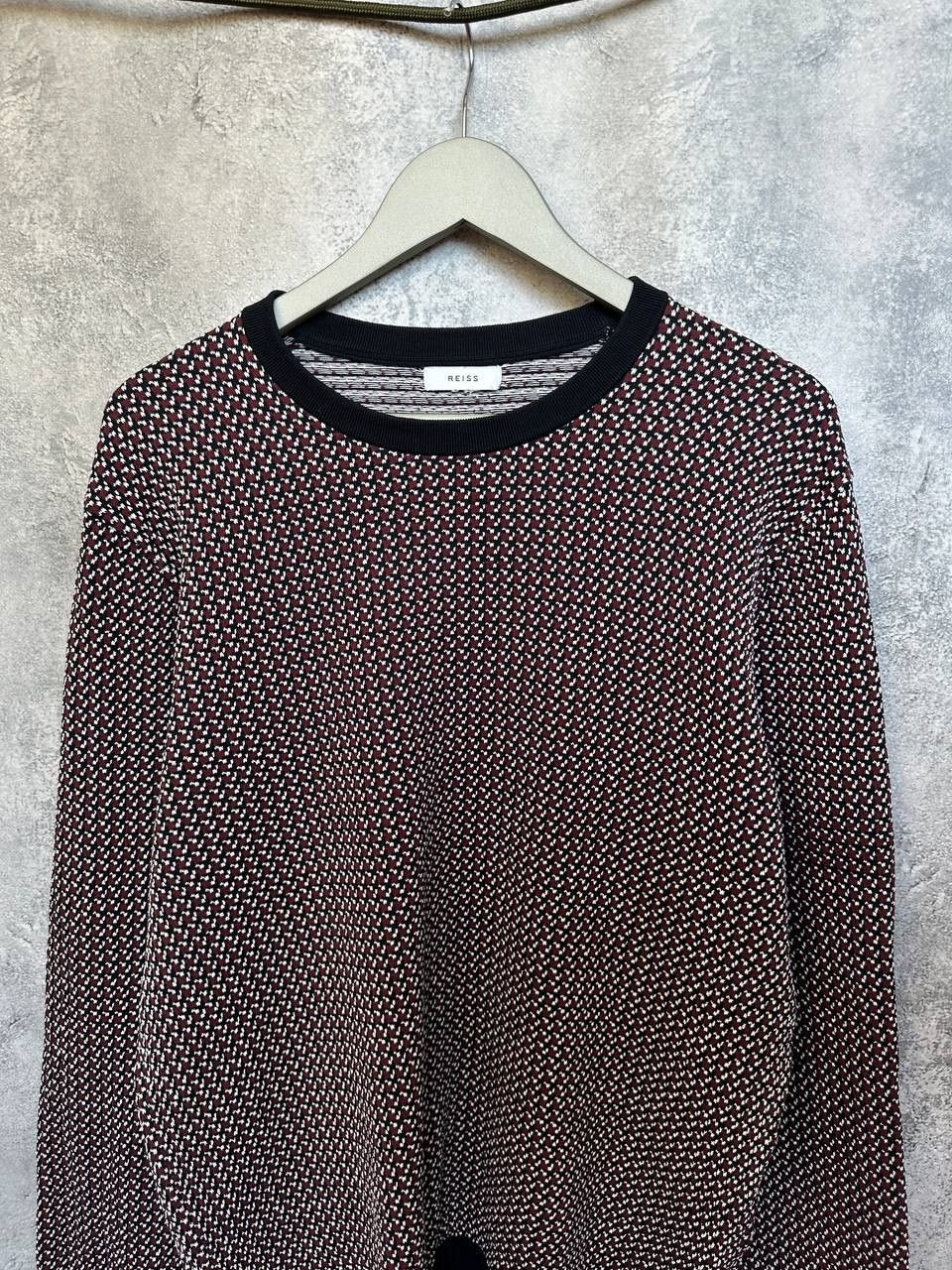 Reiss REISS LUXTON TEXTURED CREW NECK JUMPER SWEATER Size US XL / EU 56 / 4 - 5 Thumbnail
