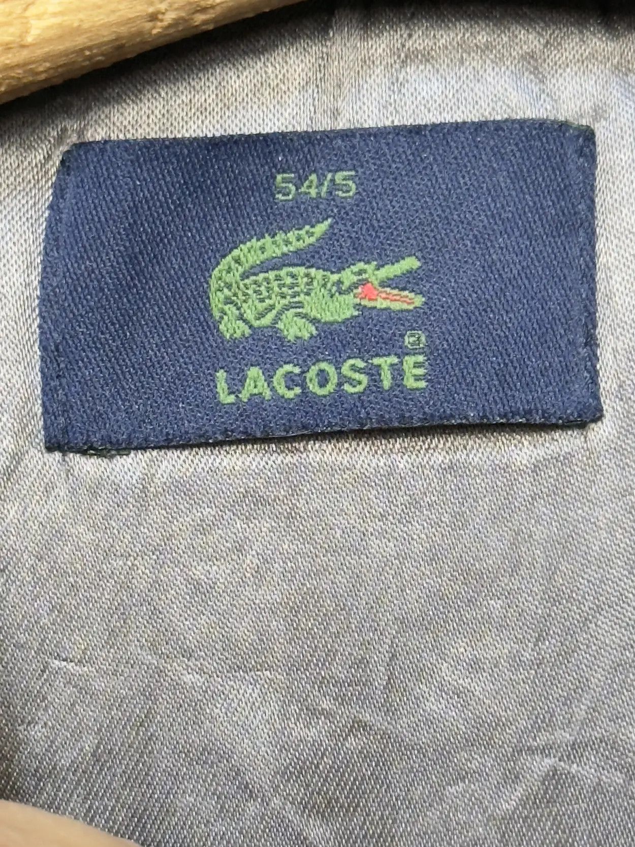 Lacoste 🔥 vintage lacoste coat jacket wool patch logo Size US L / EU 52-54 / 3 - 13 Thumbnail