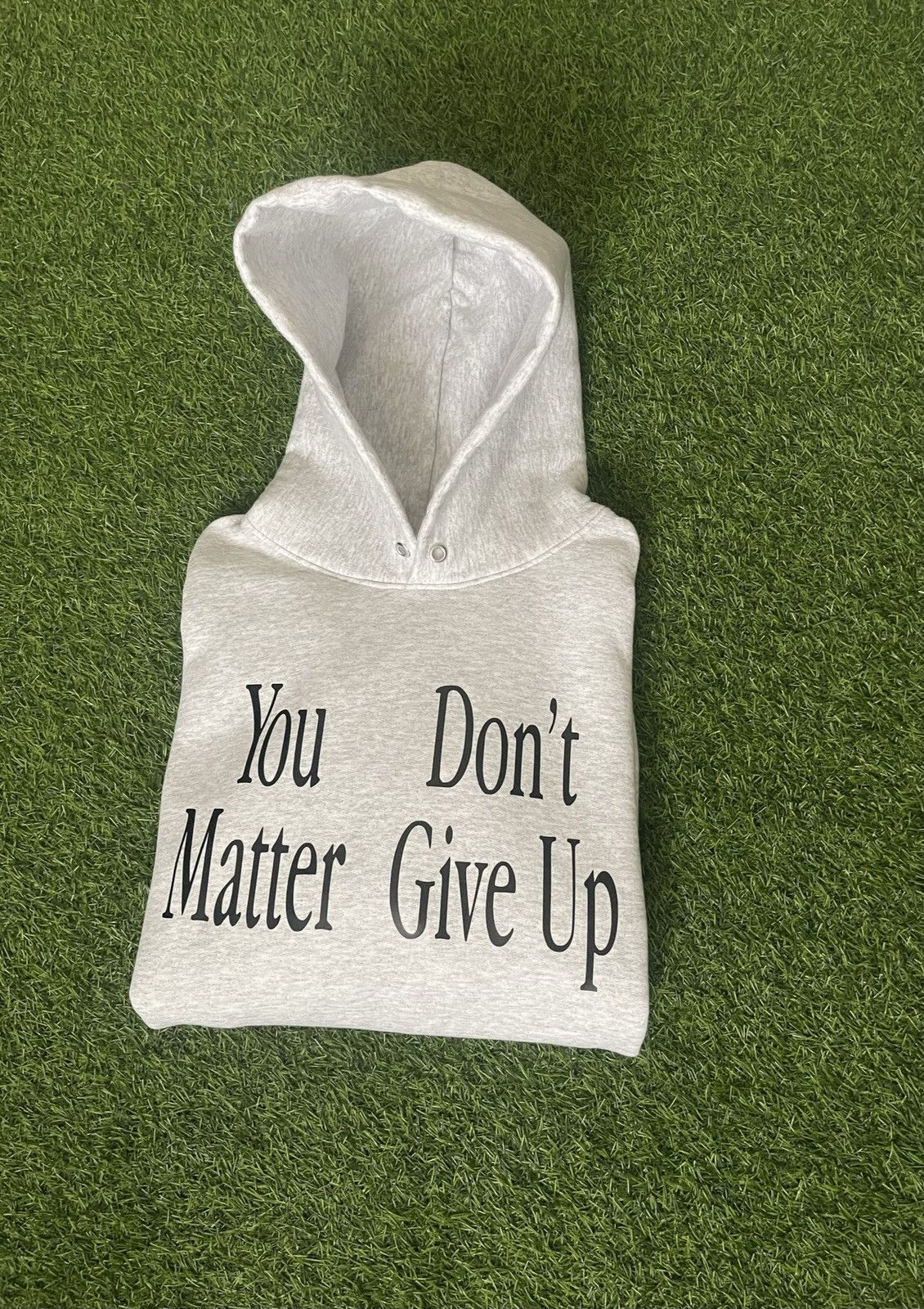 Other YOU DON'T MATTER GIVE UP HOODIE Size US XL / EU 56 / 4 - 1 Preview