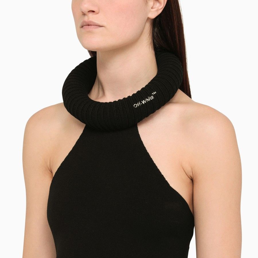 Off-White o1d2blof0924 Jersey Tank Top in Black Size S / US 4 / IT 40 - 4 Thumbnail