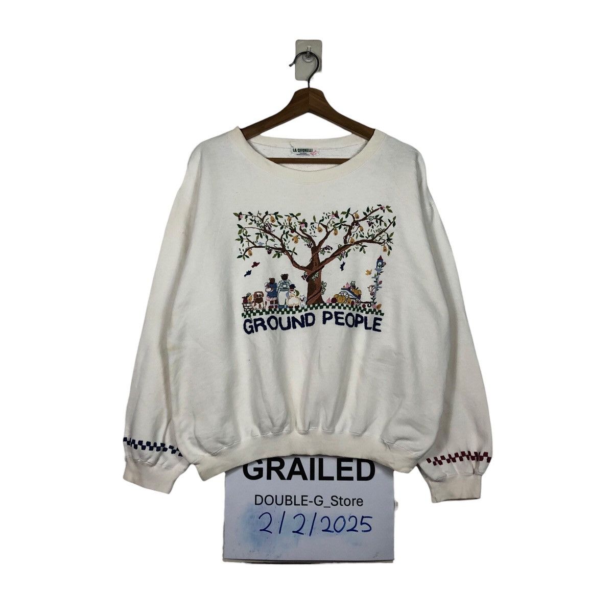 Japanese Brand × Vintage 📌Vintage Sweatshirt Pull Over La Cifonelli Embroidered Size US M / EU 48-50 / 2 - 1 Thumbnail