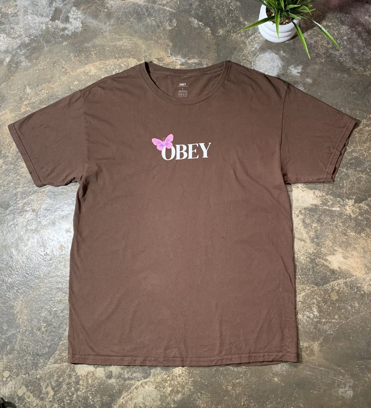 Obey Obey Worldwide Tshirt Size US L / EU 52-54 / 3 - 1 Thumbnail