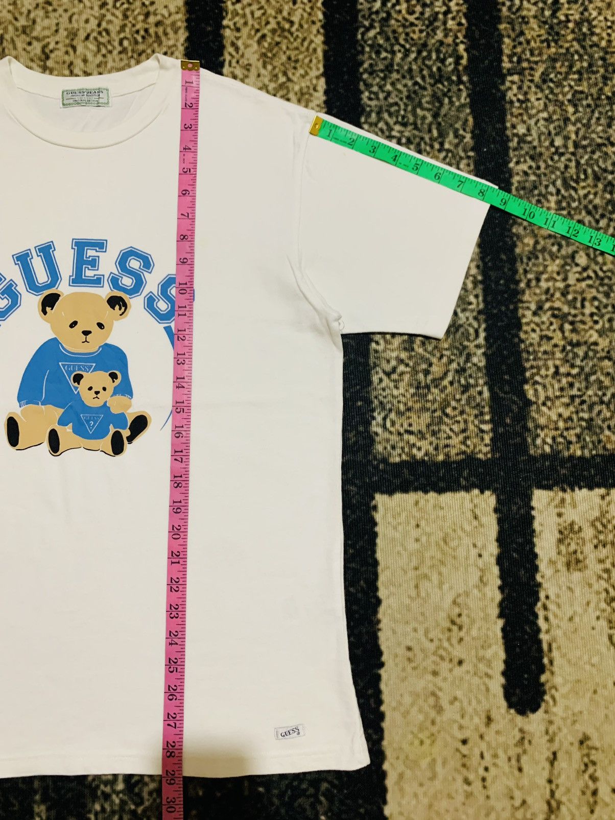 Guess LAST DROP#Guess Teddy Bear Vintage Design Streetwear Tee Size US L / EU 52-54 / 3 - 7 Thumbnail