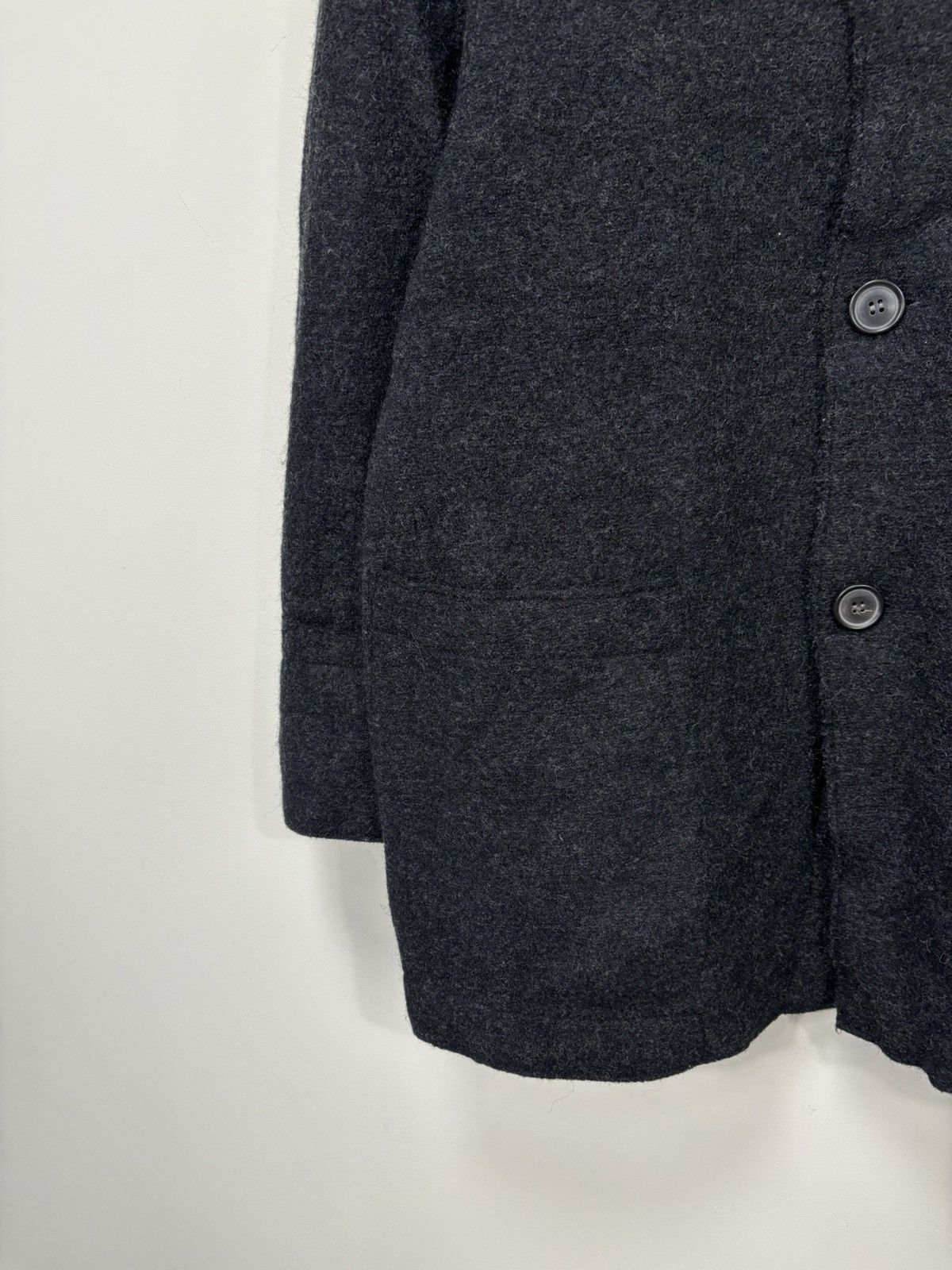 OSKA Oska Moessmer Women’s Dark Gray Virgin Wool Cardigan Jacket Size L / US 10 / IT 46 - 5 Thumbnail