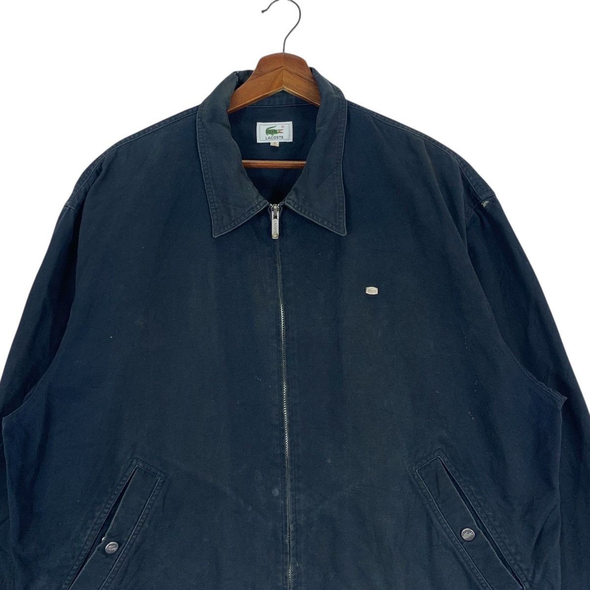 Lacoste × Vintage Vintage Lacoste Casual Zipper Jacket Size US M / EU 48-50 / 2 - 2 Thumbnail