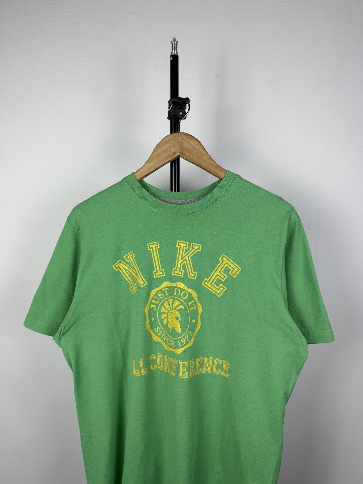 Nike × Vintage Nike Vintage T Shirt 90s Big Logo Y2k USA Affliciton Size US L / EU 52-54 / 3 - 2 Thumbnail