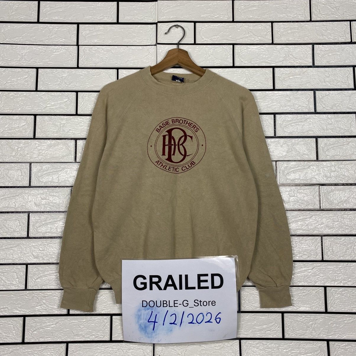 Japanese Brand 📌Vintage Sweatshirt Basie Brothers Big Logo Issey Miyake Size US M / EU 48-50 / 2 - 1 Thumbnail