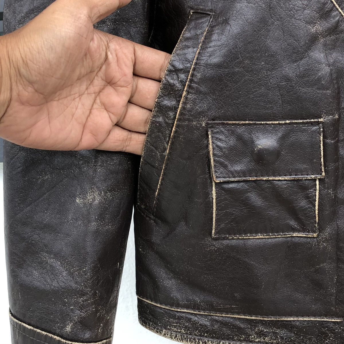Avirex Vintage Avirex LTD Flight Leather jacket Flyer Size US M / EU 48-50 / 2 - 7 Thumbnail