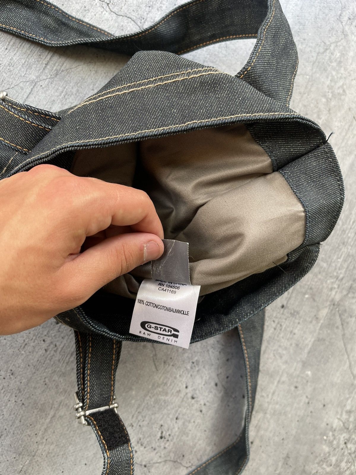 Denime Vintage crossbody bag G-STAR RAW denim Size ONE SIZE - 11 Thumbnail