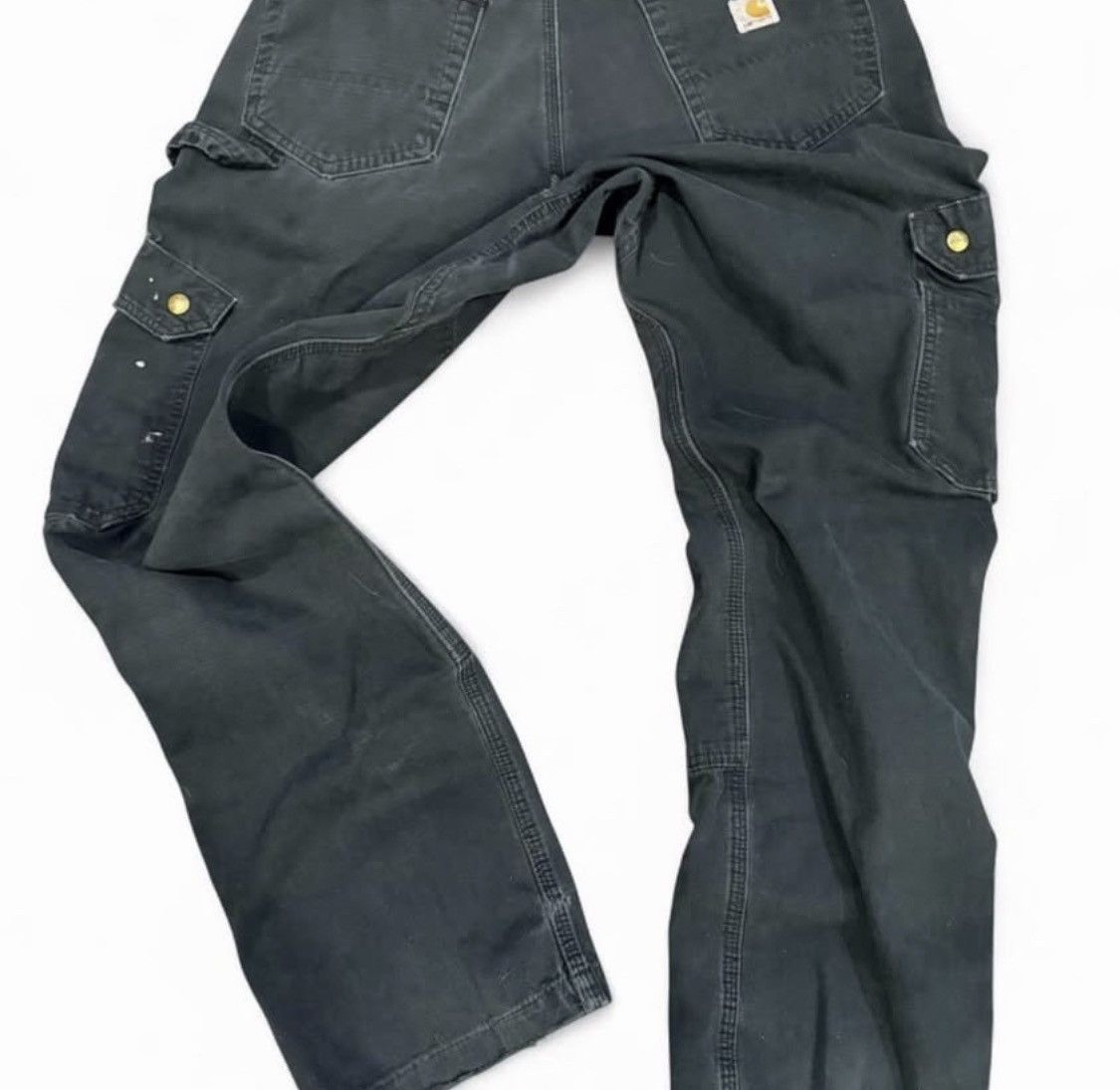 Carhartt Thrashed Carhartt Vintage Distressed Cargo Pants 34x32 Size US 34 / EU 50 - 5 Thumbnail