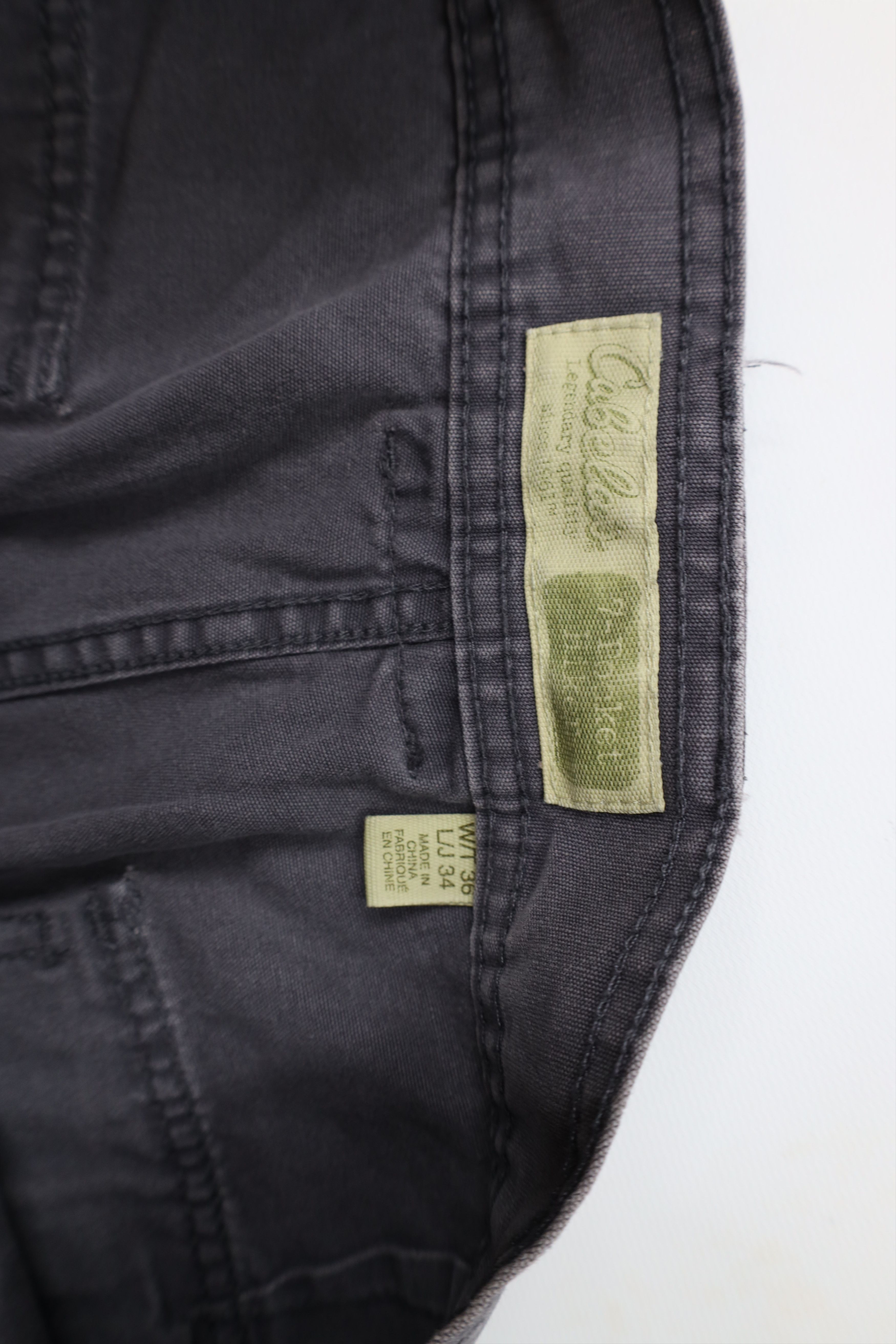 Cabelas × Vintage Vintage Cabelas Wide Leg 7 Pocket Hiking Pants Steel Blue Size US 36 / EU 52 - 8 Thumbnail