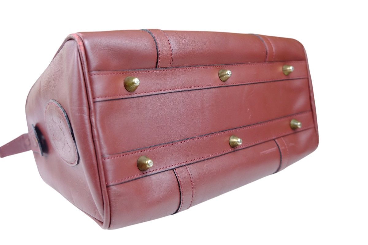 Cartier Vintage CARTIER 1980s Boston Bag Leather Bordeaux Size ONE SIZE - 17 Thumbnail