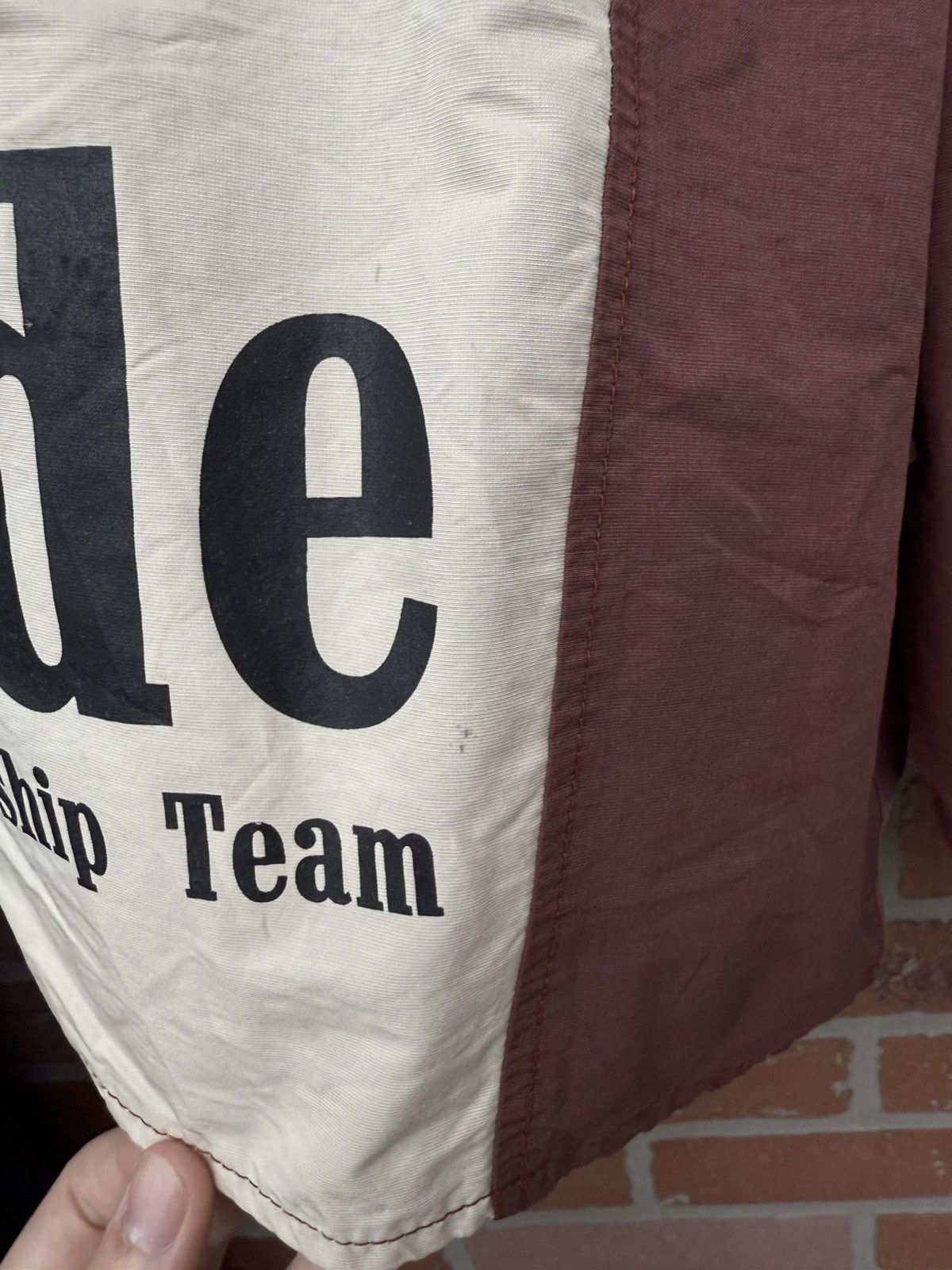 Rhude Medium Rhude Panel Logo shorts in a maroon Size US 32 / EU 48 - 9 Thumbnail