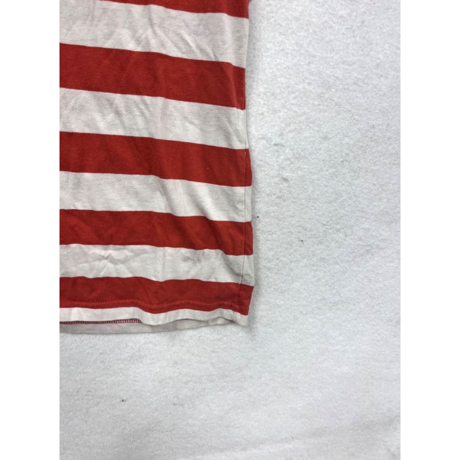 Rusty VINTAGE Rusty Striped T-Shirt Mens M Red & White Size US M / EU 48-50 / 2 - 5 Thumbnail