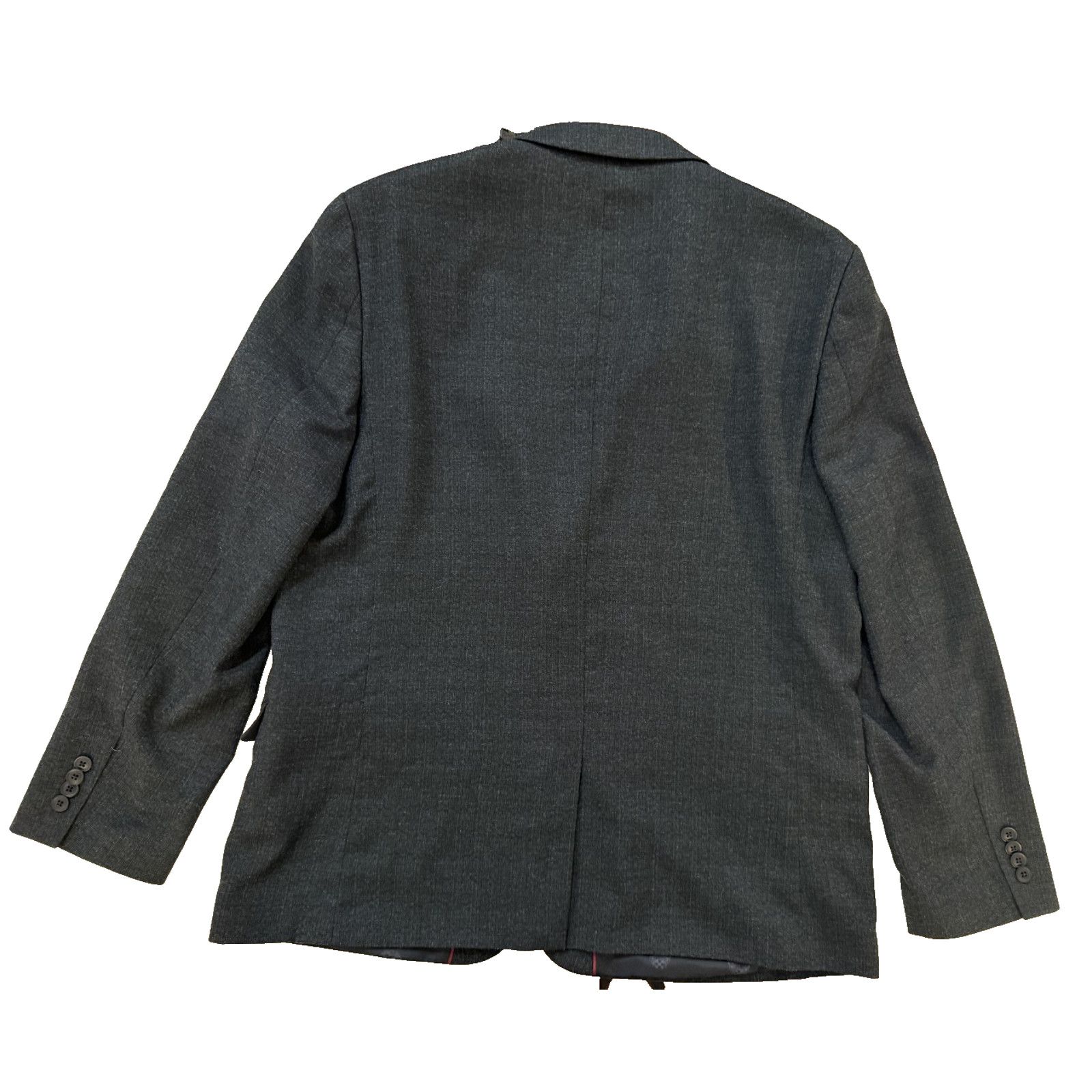 Vince Camuto Vince Camuto Blazer Men 46R Gray SlimFit 2 Button Sport Coat Size 46R - 9 Thumbnail