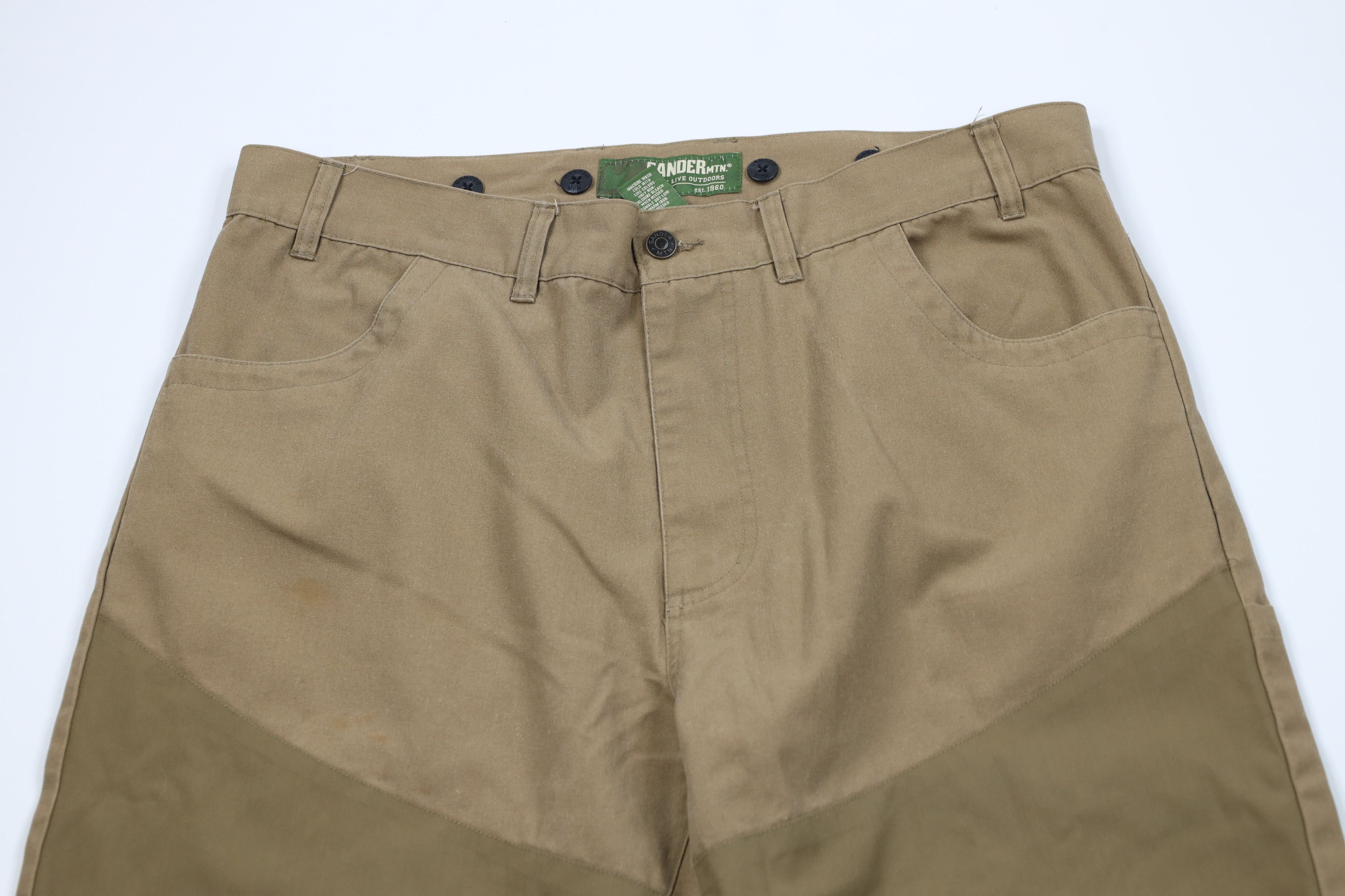 Vintage Vintage Gander Mountain Wide Leg Field Brush Pants Brown Size US 38 / EU 54 - 2 Thumbnail