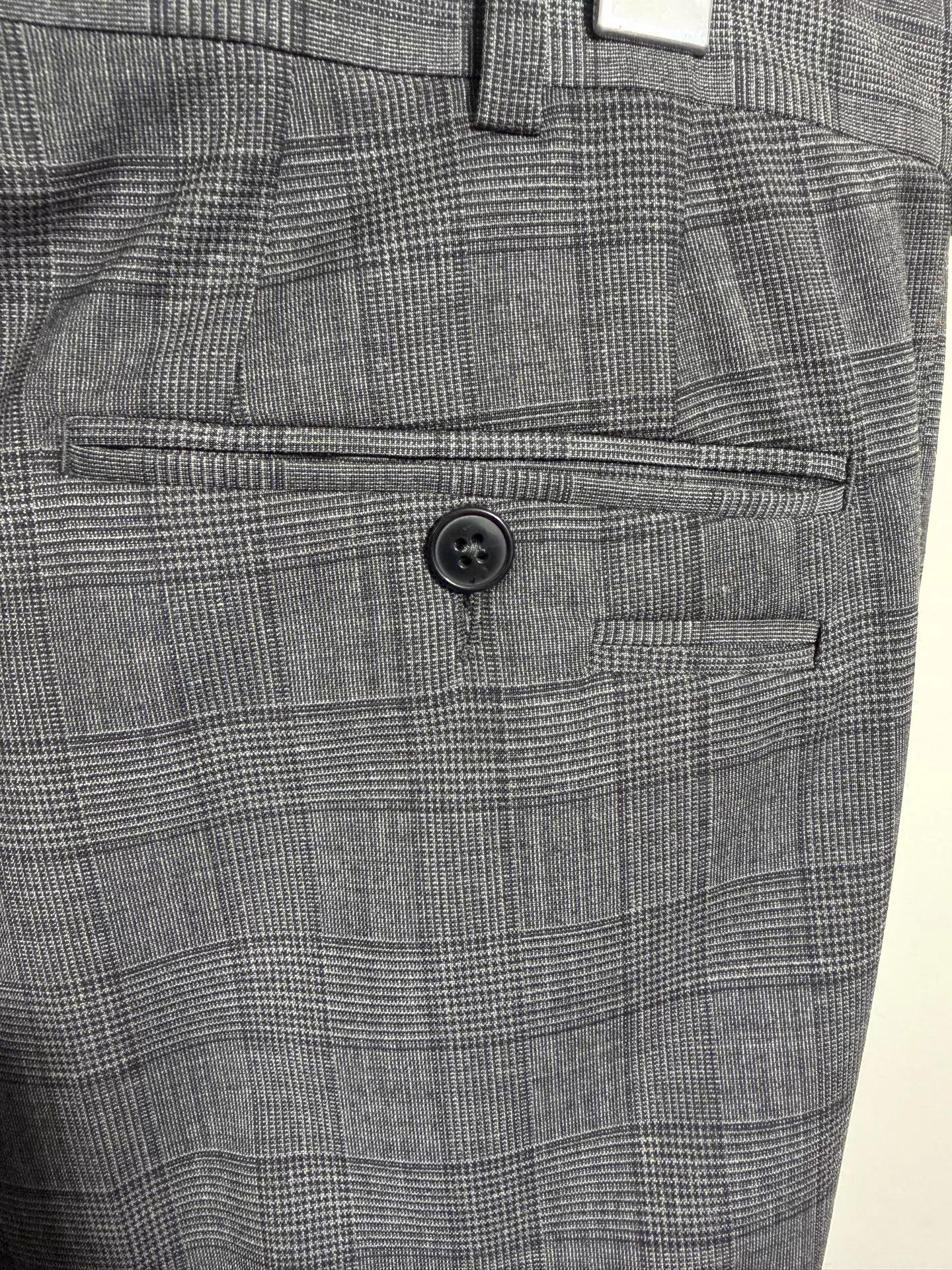 Dolce & Gabbana DG Slim Fit Trousers Dark Gray POW Check IT50 Size US 34 / EU 50 - 5 Thumbnail