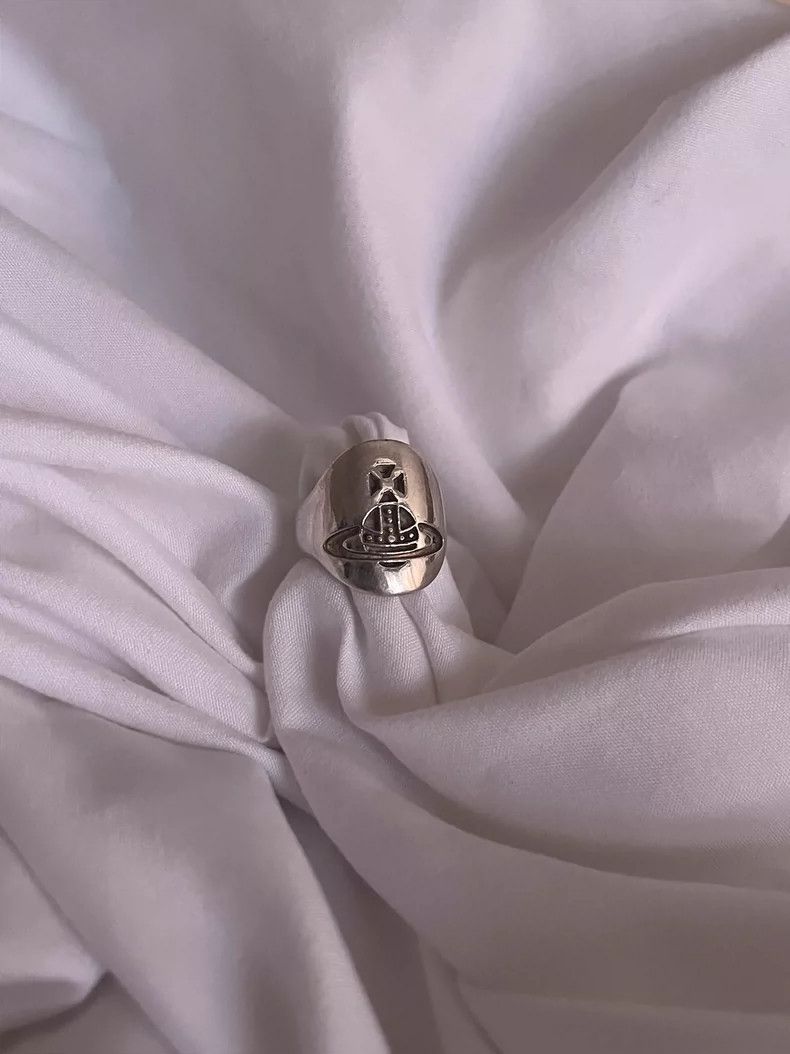 Vivienne Westwood Vivienne Westwood 925 Silver Ring S - dmc Size ONE SIZE - 1 Thumbnail