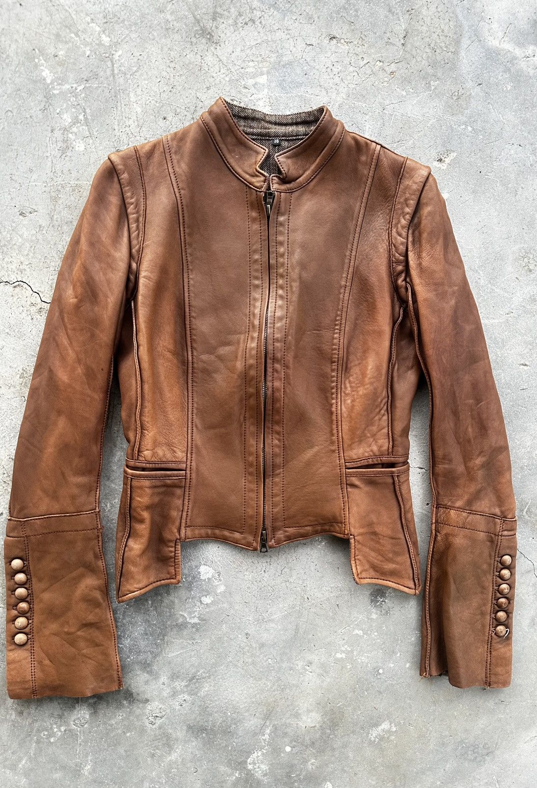 Isaac Sellam Experience Isaac Sellam Experience Leather Jacket Artisanal 00’s Size US S / EU 44-46 / 1 - 4 Thumbnail