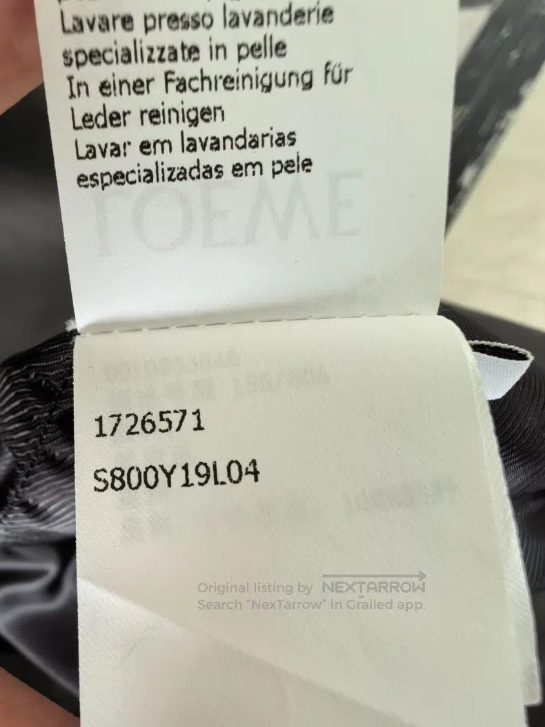 Loewe Loewe Lamb leather jacket, pure leather material, baseball Size XS / US 0-2 / IT 36-38 - 9 Thumbnail