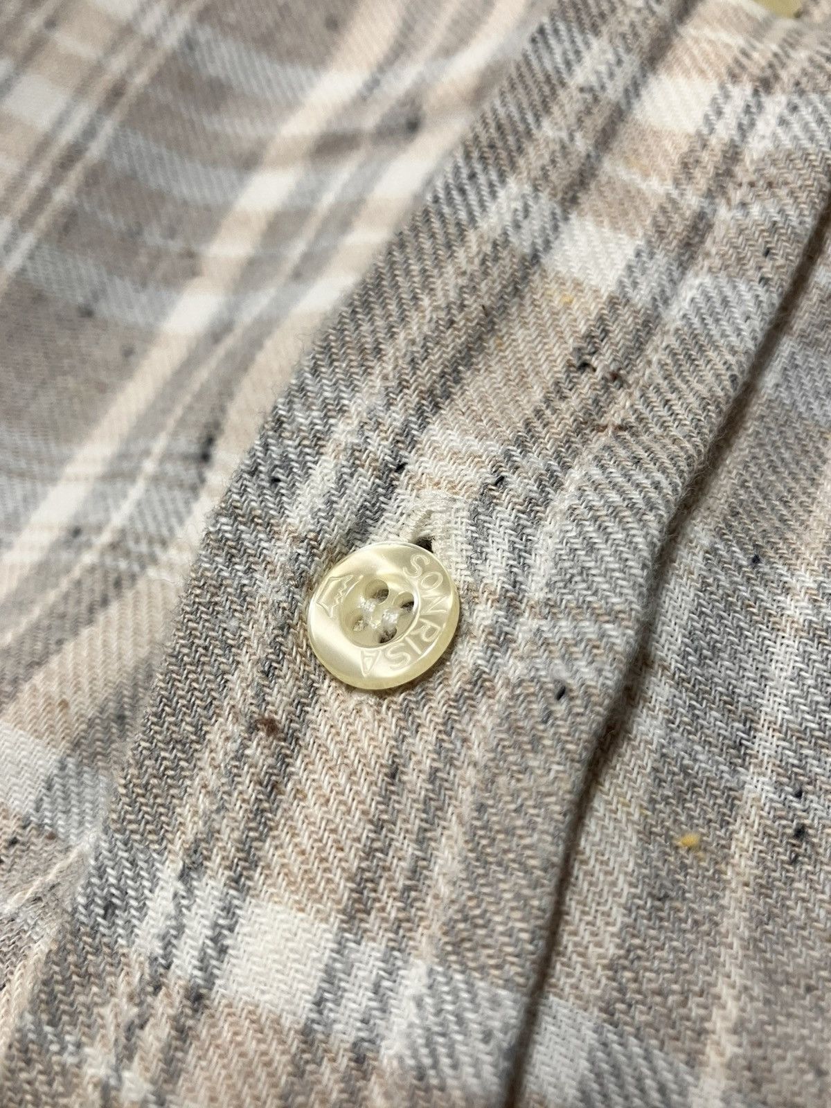 Other SONRISA Early Model Layered Sleeve Check Shirt Made in Italy Size US M / EU 48-50 / 2 - 6 Thumbnail