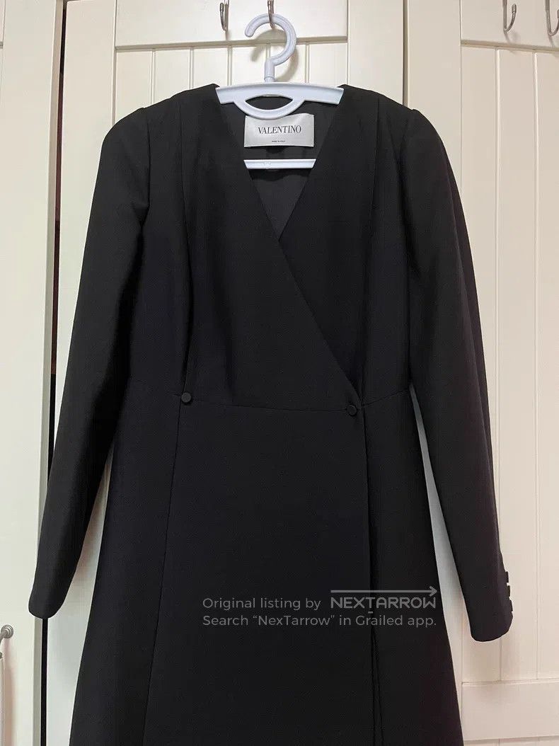 Other Valentino Double-breasted waist with a large swing silk wo Size M / US 6-8 / IT 42-44 - 1 Thumbnail