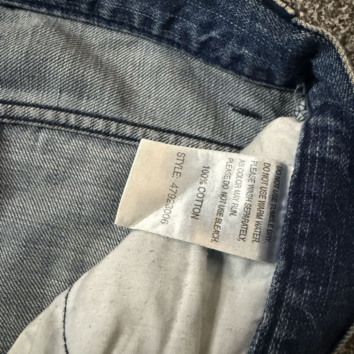 Fashion Victim Archive Wideleg Paint Exhibitionist Distressed y2k Denim Size US 31 - 11 Thumbnail