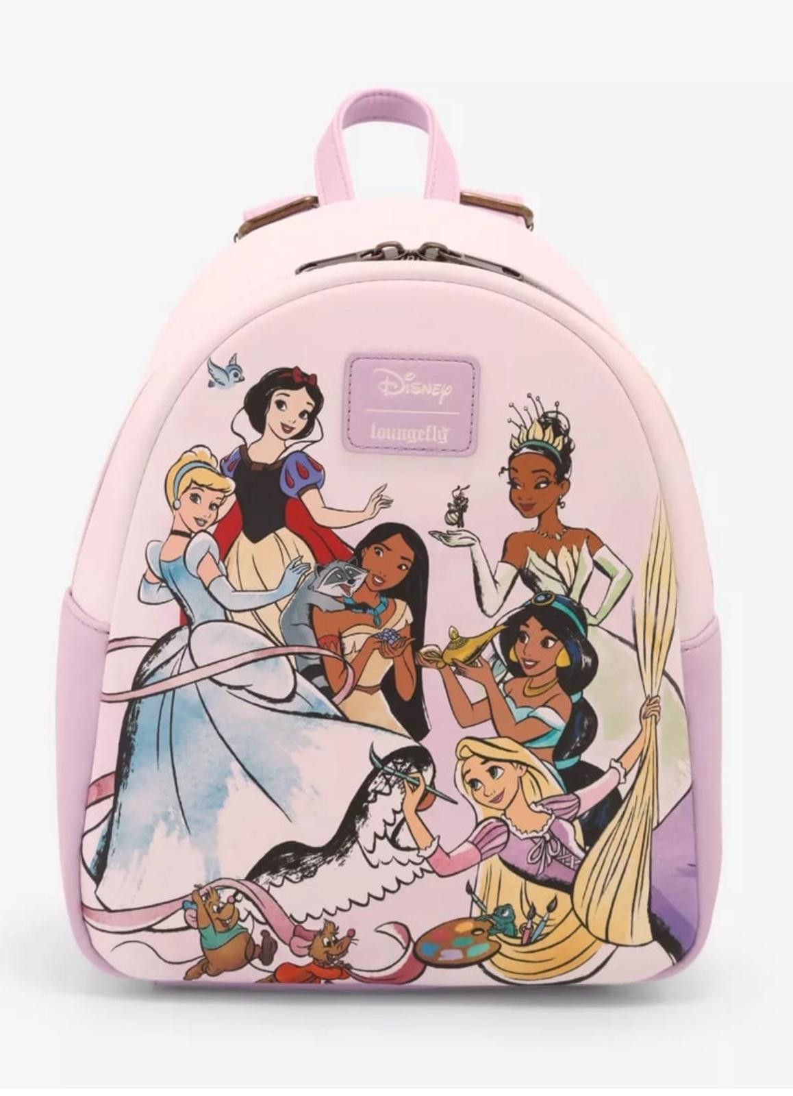 Loungefly Disney Princess Group Shot Lavender Mini Backpack