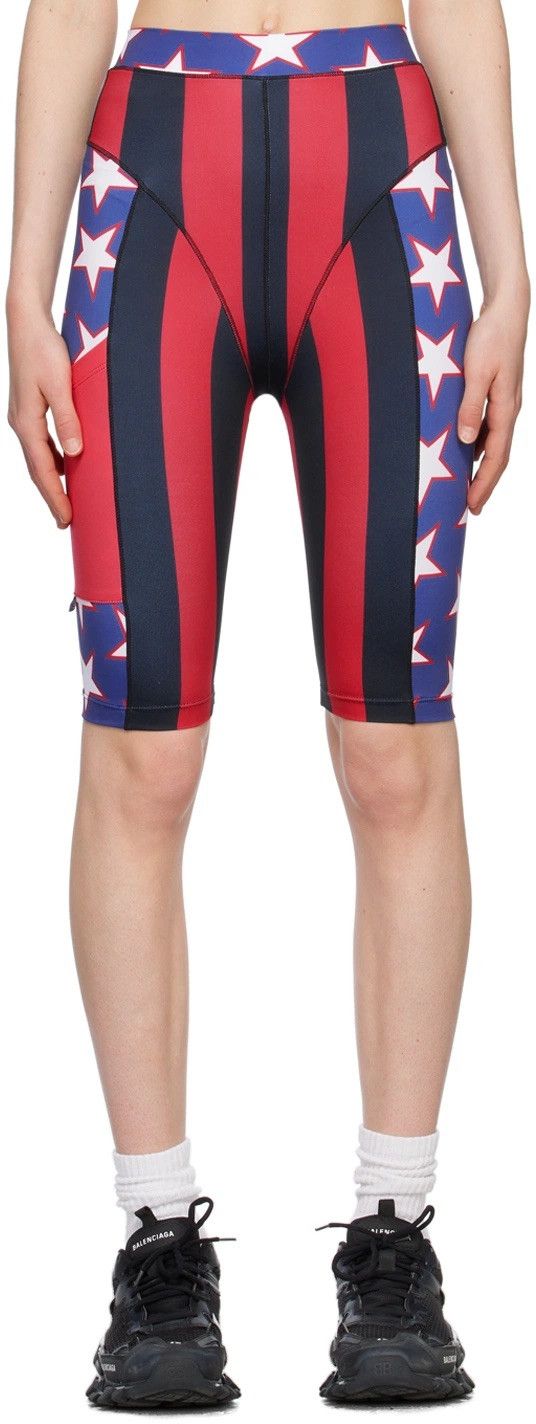 Barragan BARRAGAN Stars N' Stripes Bike Shorts - MEDIUM Size US 32 / EU 48 - 2 Thumbnail