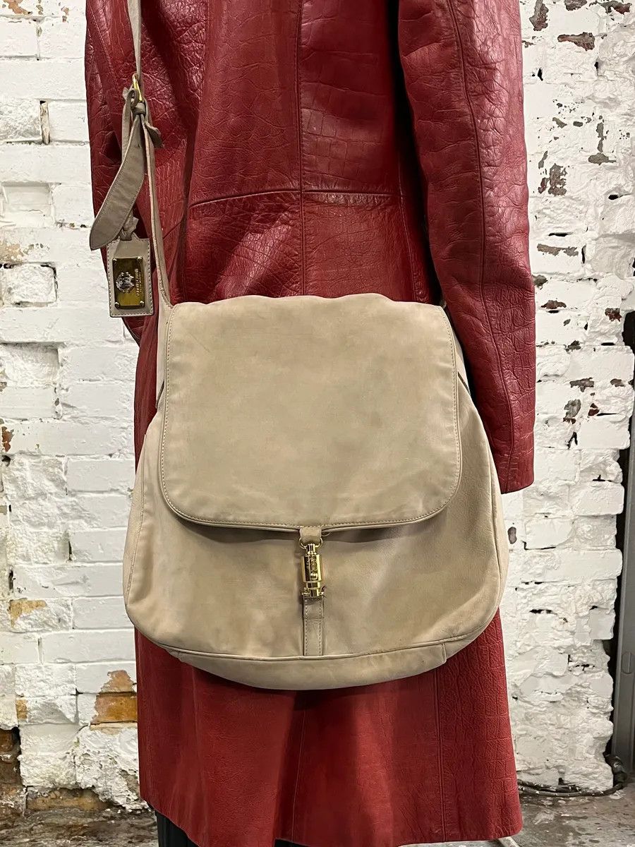 Roberto Cavalli 2000s Roberto Cavalli Beige Leather Handle Bag Size ONE SIZE - 2 Thumbnail