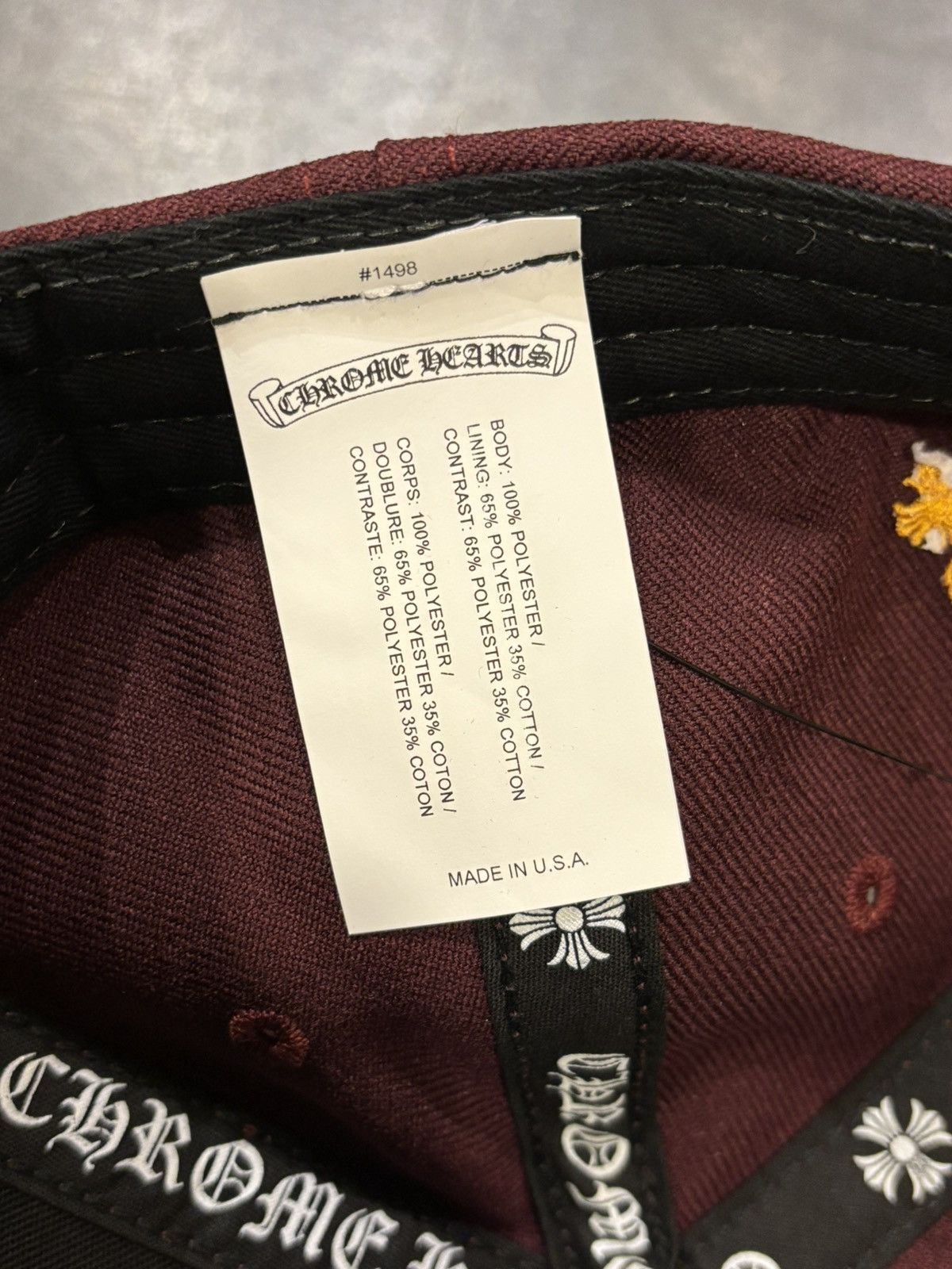 Chrome Hearts Chrome Hearts CH Embroidered Hat Size ONE SIZE - 6 Thumbnail
