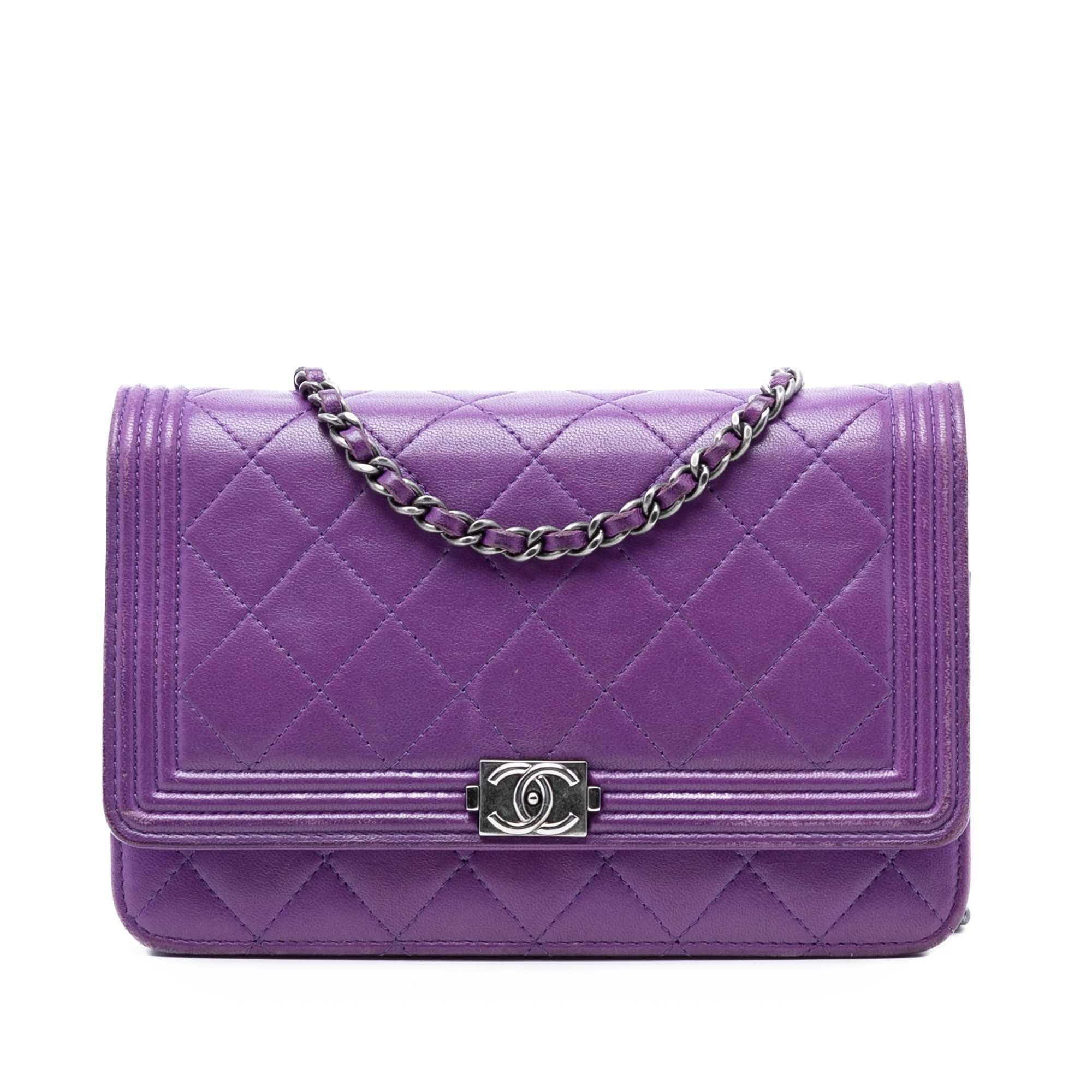 Chanel Quilted Lambskin Boy Wallet on Chain Size ONE SIZE - 1 Thumbnail