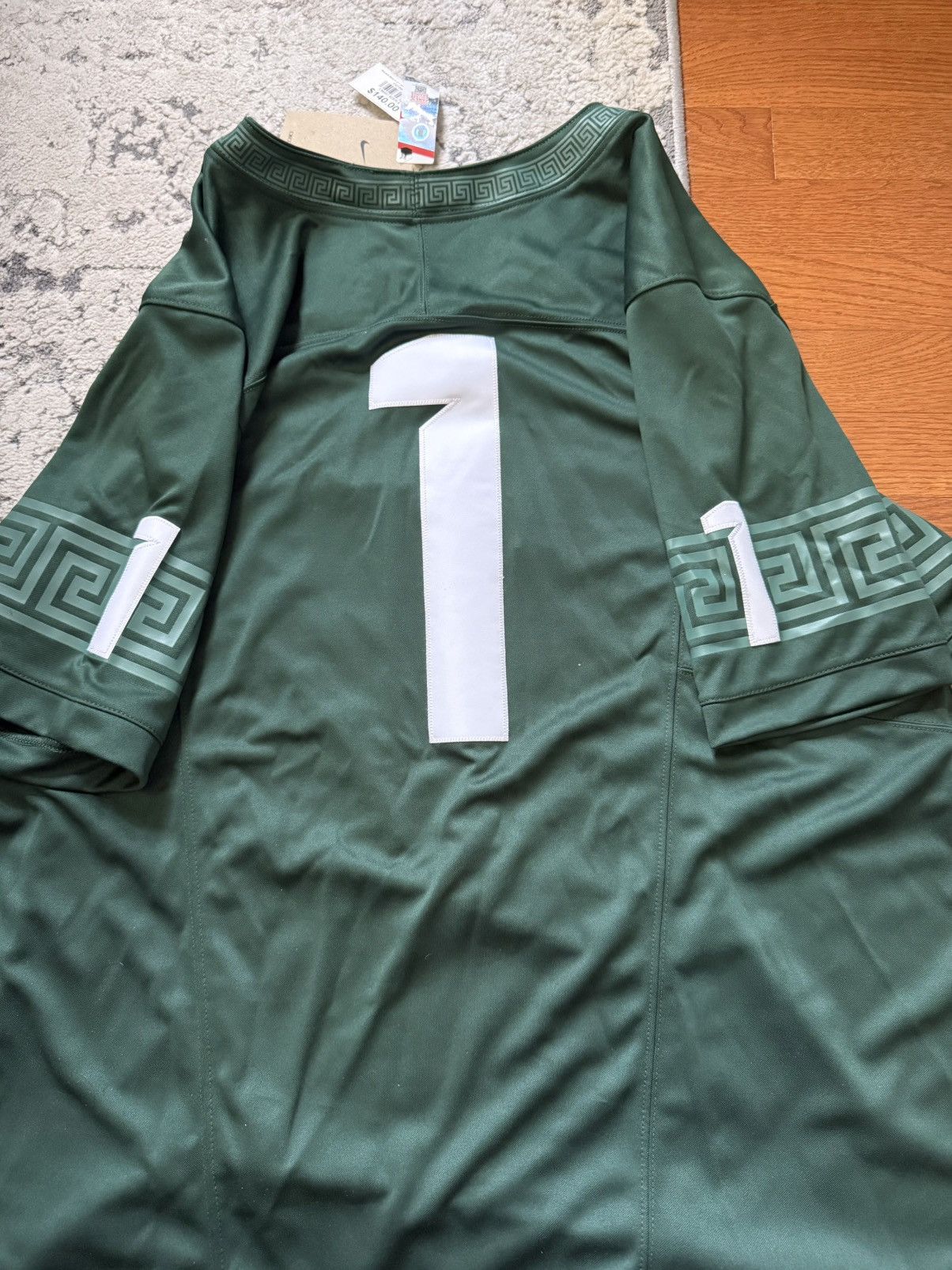 Nike Michigan State Spartans Football Jersey Nike Team Dri-Fit Size US XL / EU 56 / 4 - 4 Thumbnail