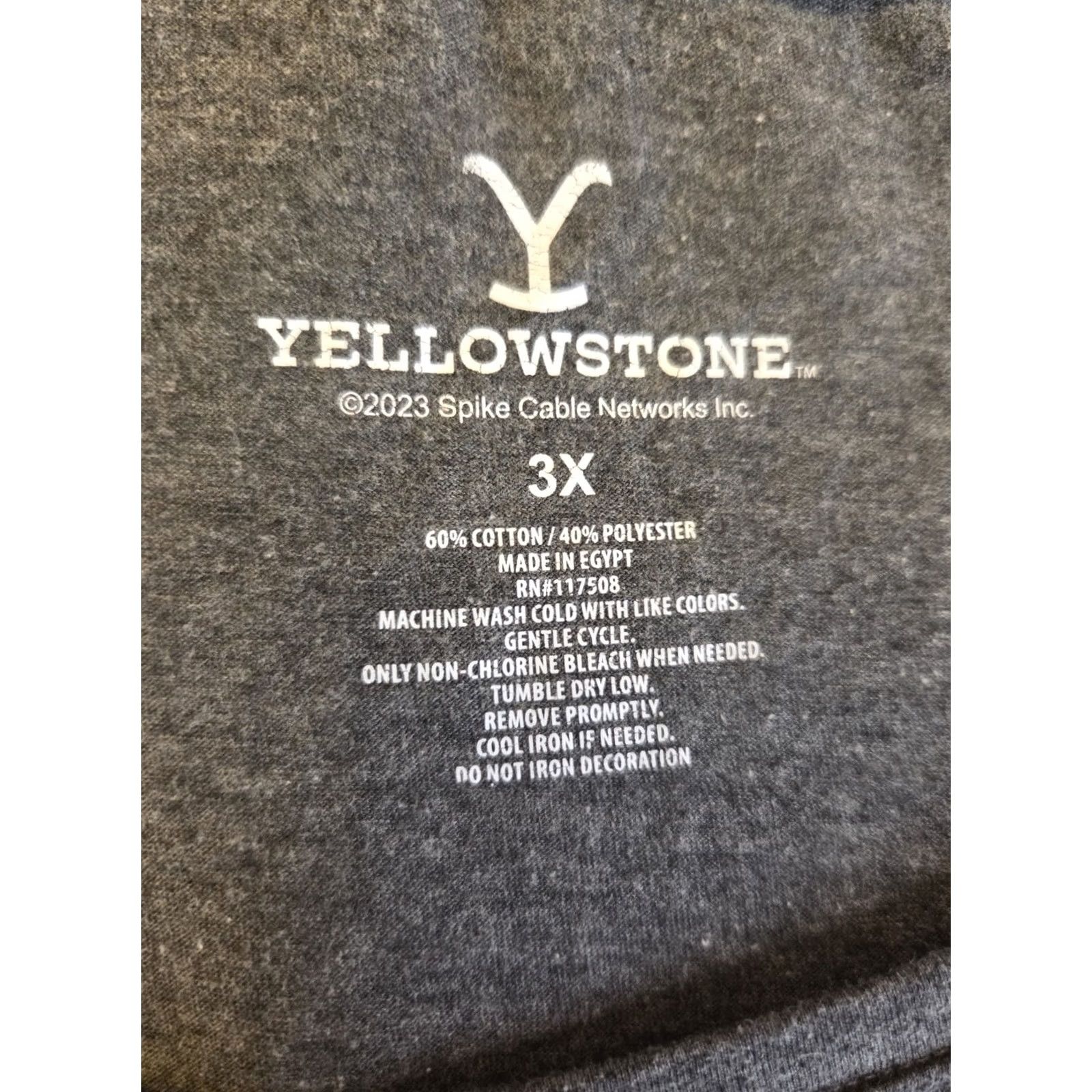 Vintage Yellowstone Dutton Ranch T Shirt Womens 3X Plus Gray Heather Gray TV Western Size XXL / US 16-18 / IT 52-54 - 2 Thumbnail