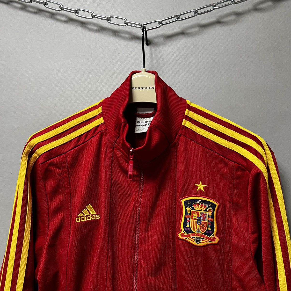 Adidas SPAIN 2011 SOCCER TRACK TOP ZIP JACKET ADIDAS VINTAGE Size US M / EU 48-50 / 2 - 3 Thumbnail