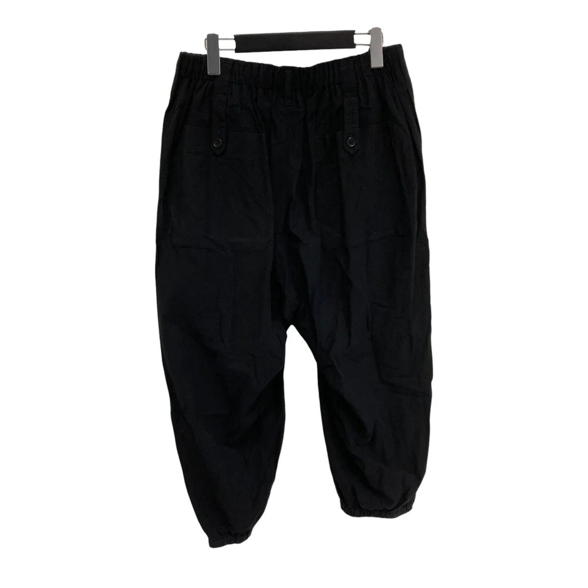Yohji Yamamoto BLACK Scandal Yohji Yamamoto/ twill gather easy pants Size US 31 - 2 Thumbnail