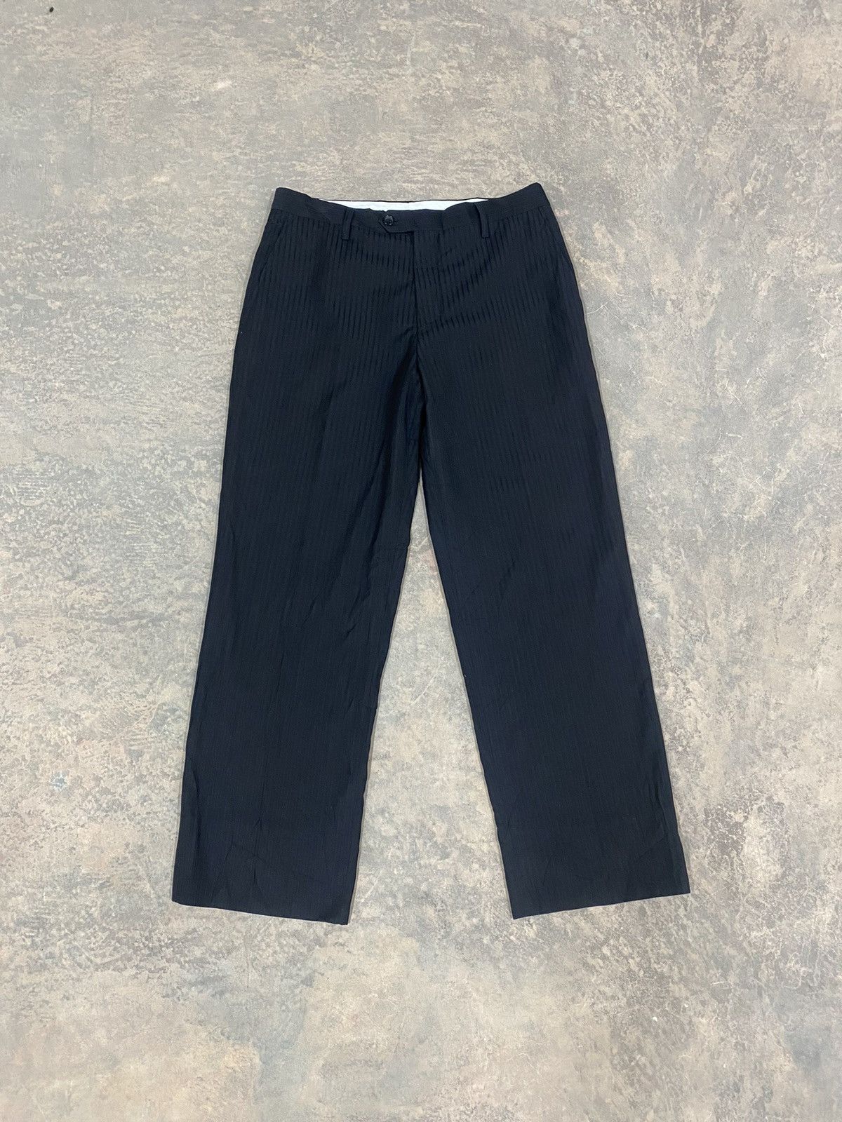 Dolce & Gabbana DOLCE & GABBANA WOOL TROUSER STRIPED 90s Size US 32 / EU 48 - 1 Thumbnail
