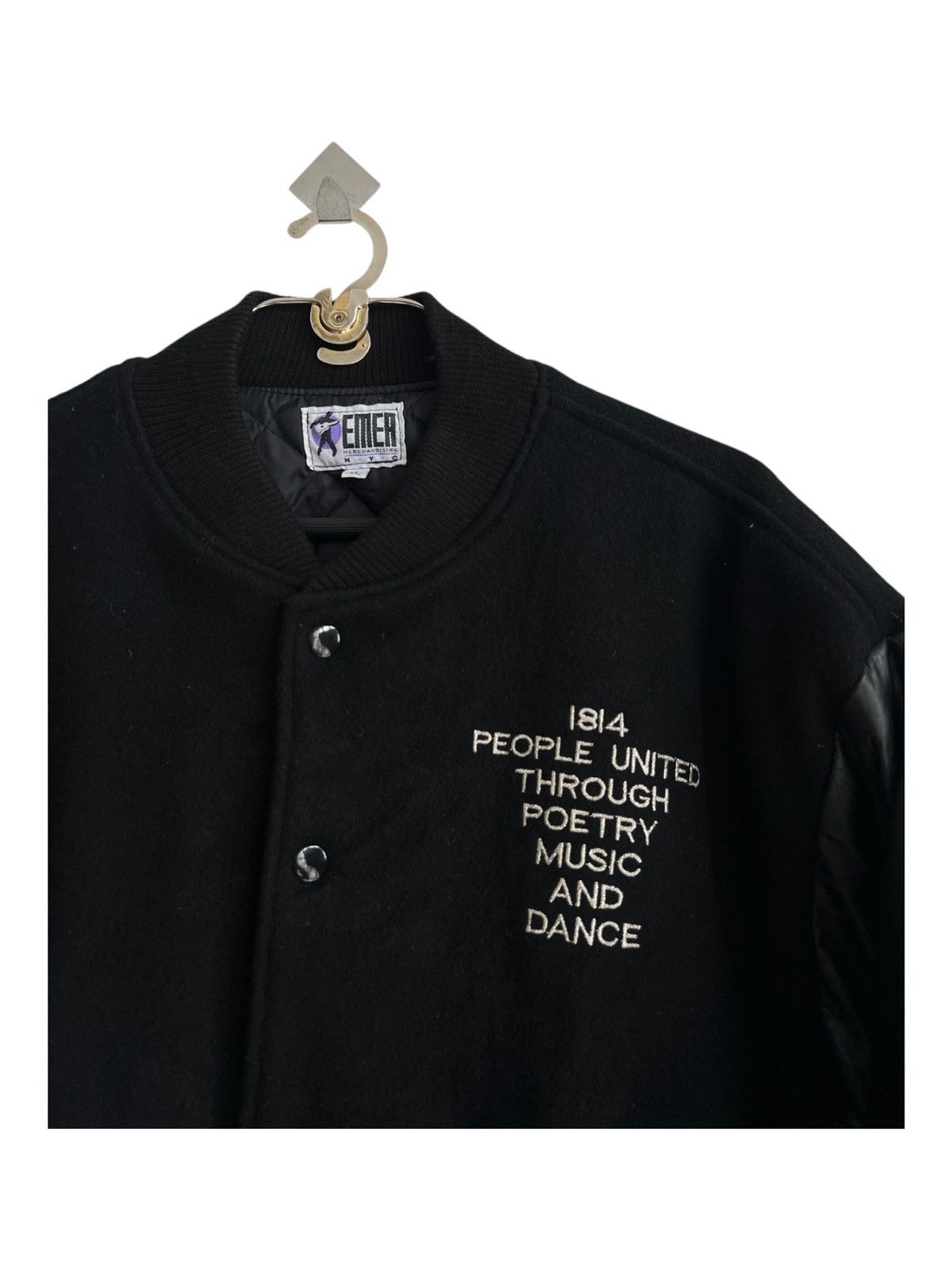 Michael Jackson SUPER RARE Janet Jackson Rhythm Nation 1990 Tour Varsity Jkt Size US XL / EU 56 / 4 - 5 Thumbnail