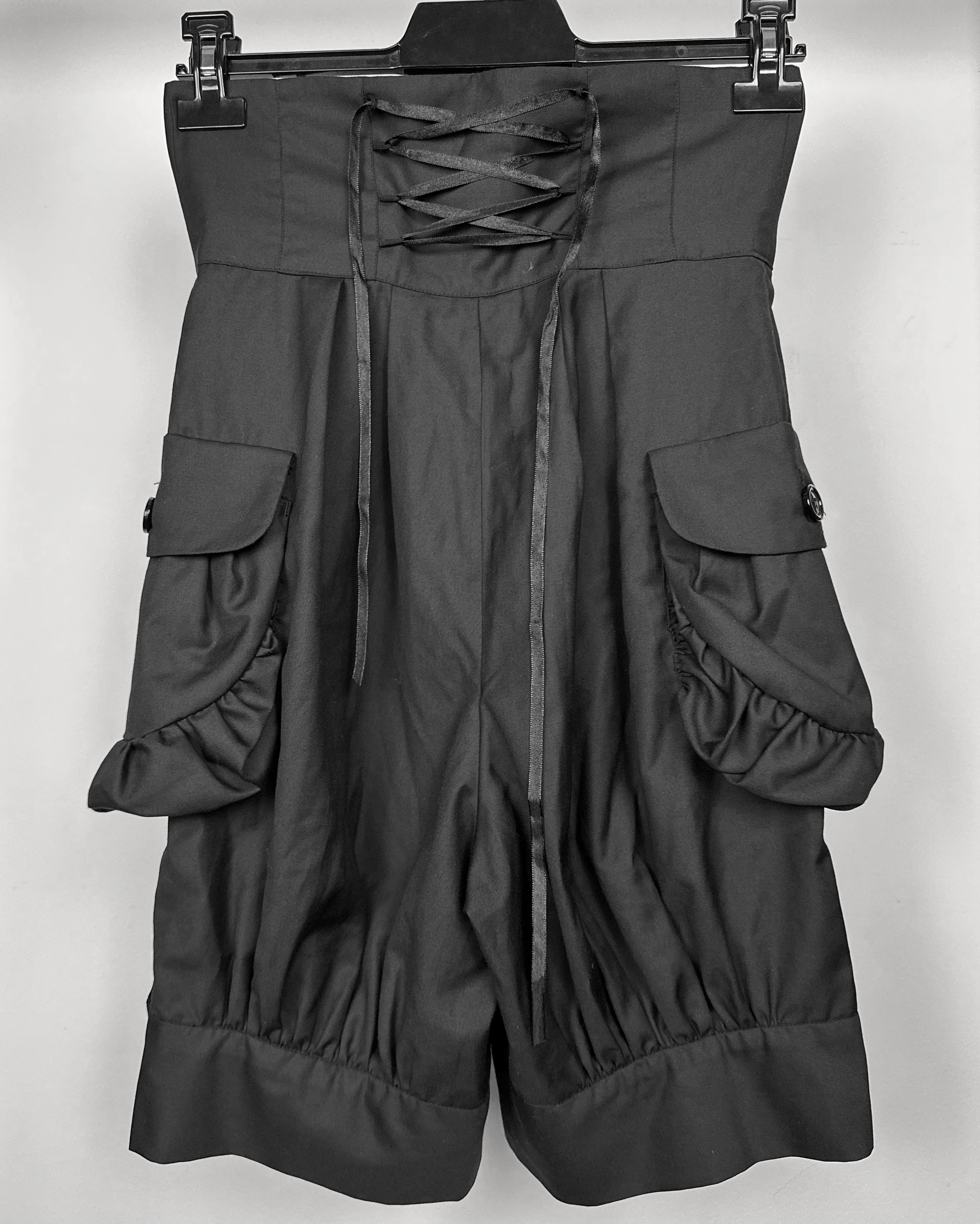 If Six Was Nine BPN Black Peace Now Corset Balloon Shorts Size US 27 - 5 Thumbnail
