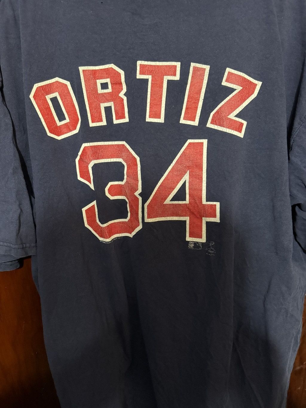 MLB Boston Red Sox David Ortiz S/S Player T-Shirt Men's XL Blue Size US XL / EU 56 / 4 - 3 Thumbnail