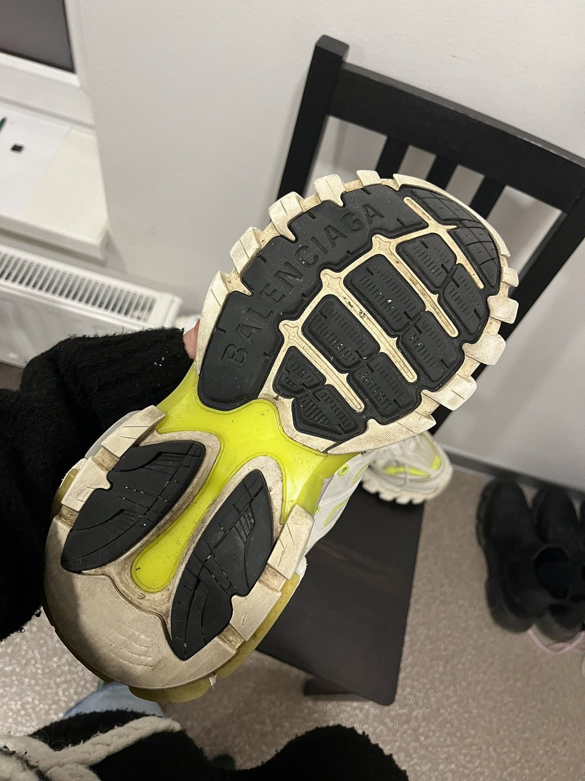 Balenciaga Balenciaga track v1 neon yellow white Size US 8 / EU 41 - 6 Thumbnail