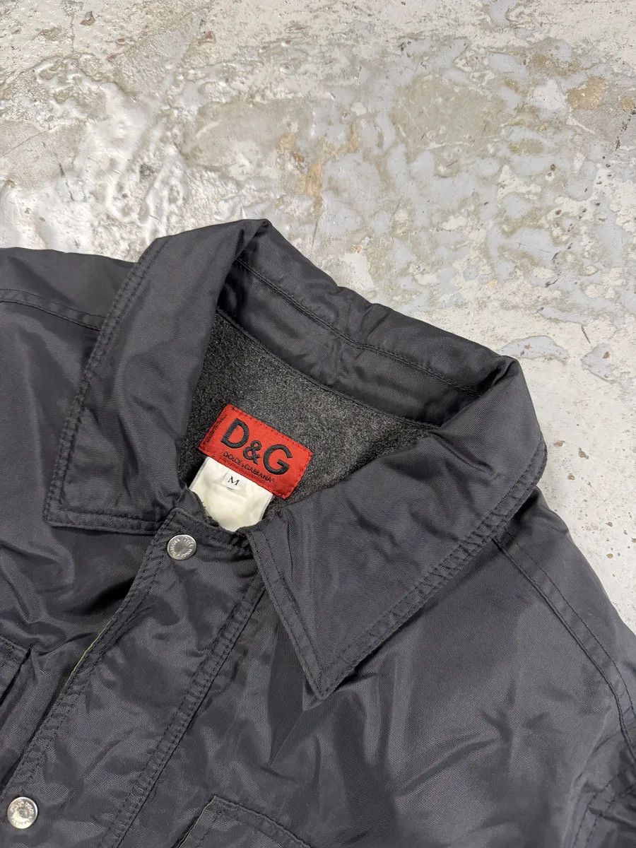 Dolce & Gabbana AW2003 Dolce & Gabbana Black & Khaki Green Nylon Jacket Size US M / EU 48-50 / 2 - 6 Thumbnail