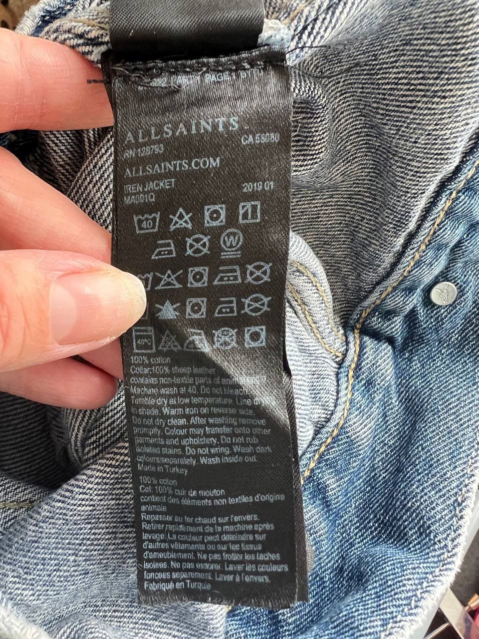 Allsaints Allsaints vintage denim jacket Size US S / EU 44-46 / 1 - 5 Thumbnail