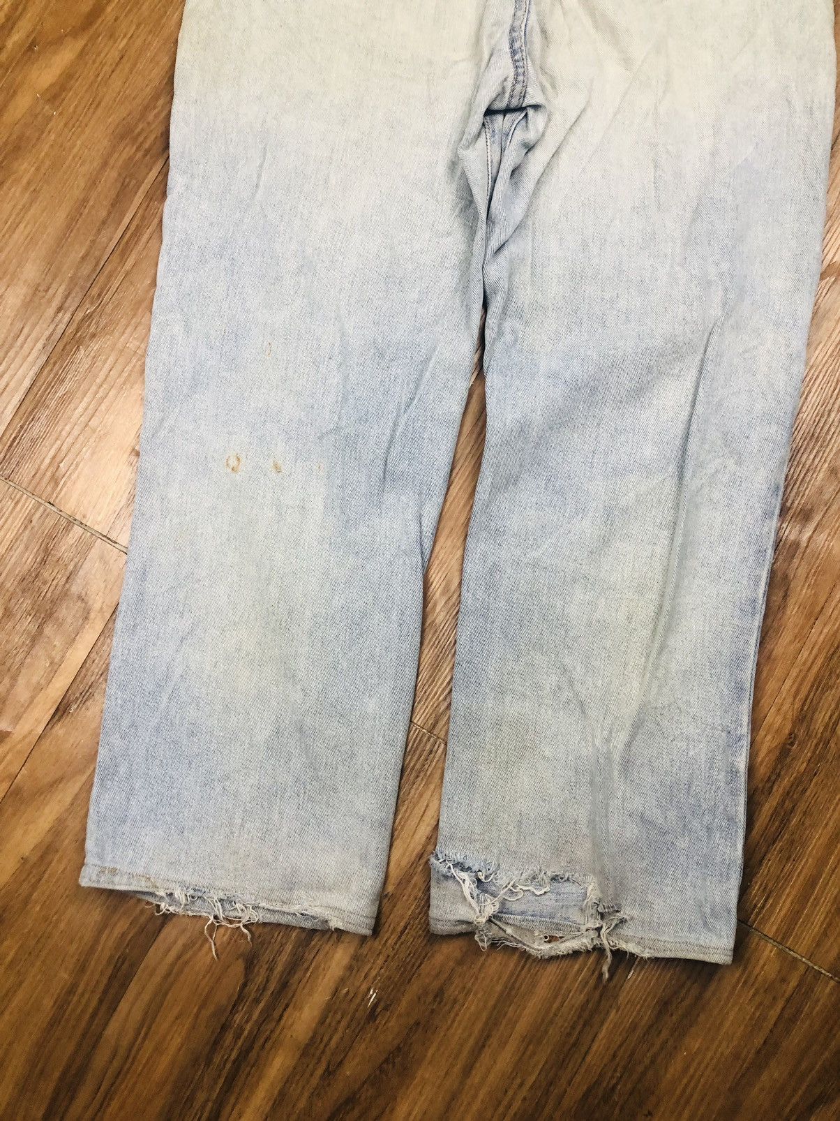 Versace 90s Versace Jeans Couture Straight Leg Denim Light Wash (38) Size US 34 / EU 50 - 16 Thumbnail